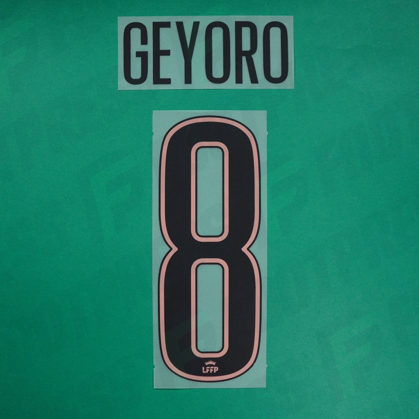 Flocage Officiel - Paris Saint-Germain Féminine, Geyoro, 2024/2025, Third, Noir/Rose