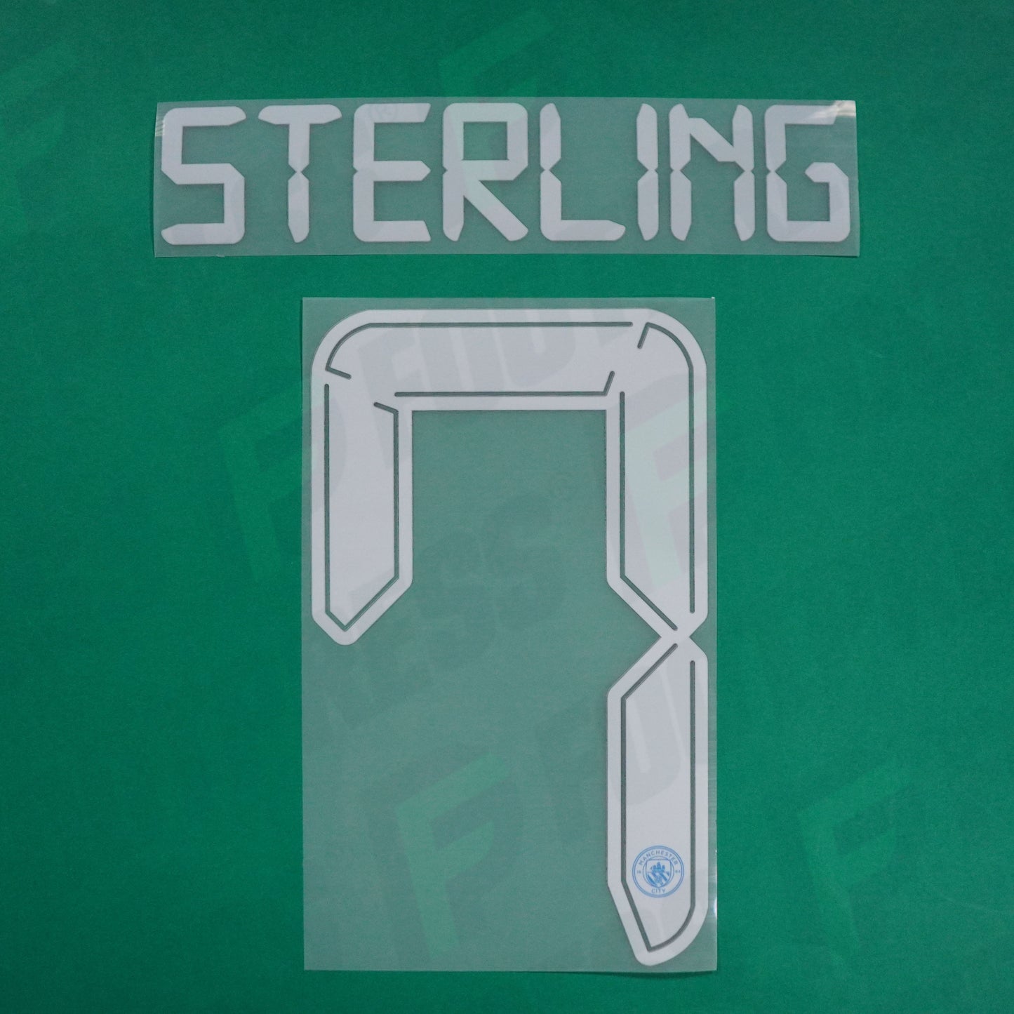 Flocage Officiel - Manchester City, Sterling, 2021/2022, Home, Blanc