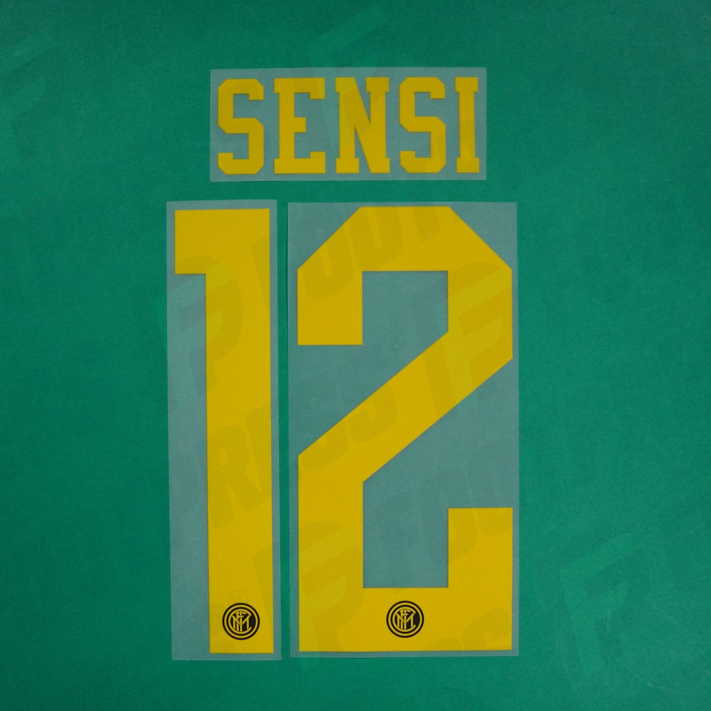 Flocage Officiel - Inter Milan, Sensi, 2019/2020, Third, Jaune