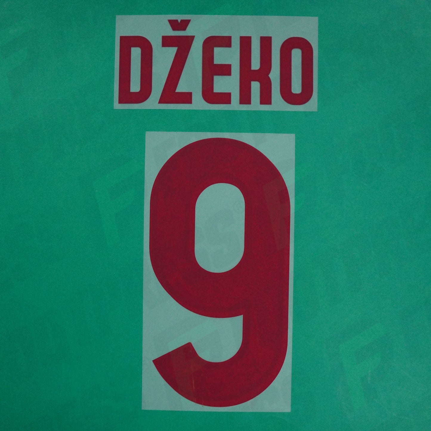 Flocage Officiel - AS Roma, Dzeko, 2015/2016, Away, Bordeaux