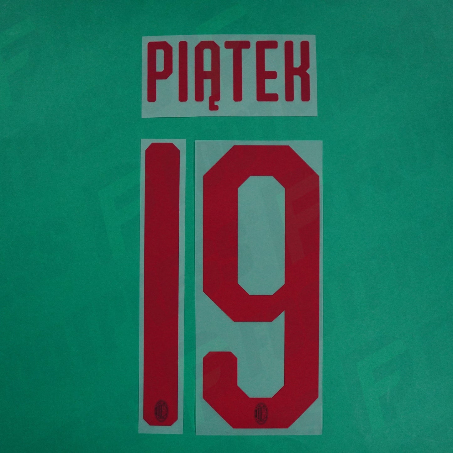 Flocage Officiel - AC Milan, Piatek, 2018/2019, Away, Rouge