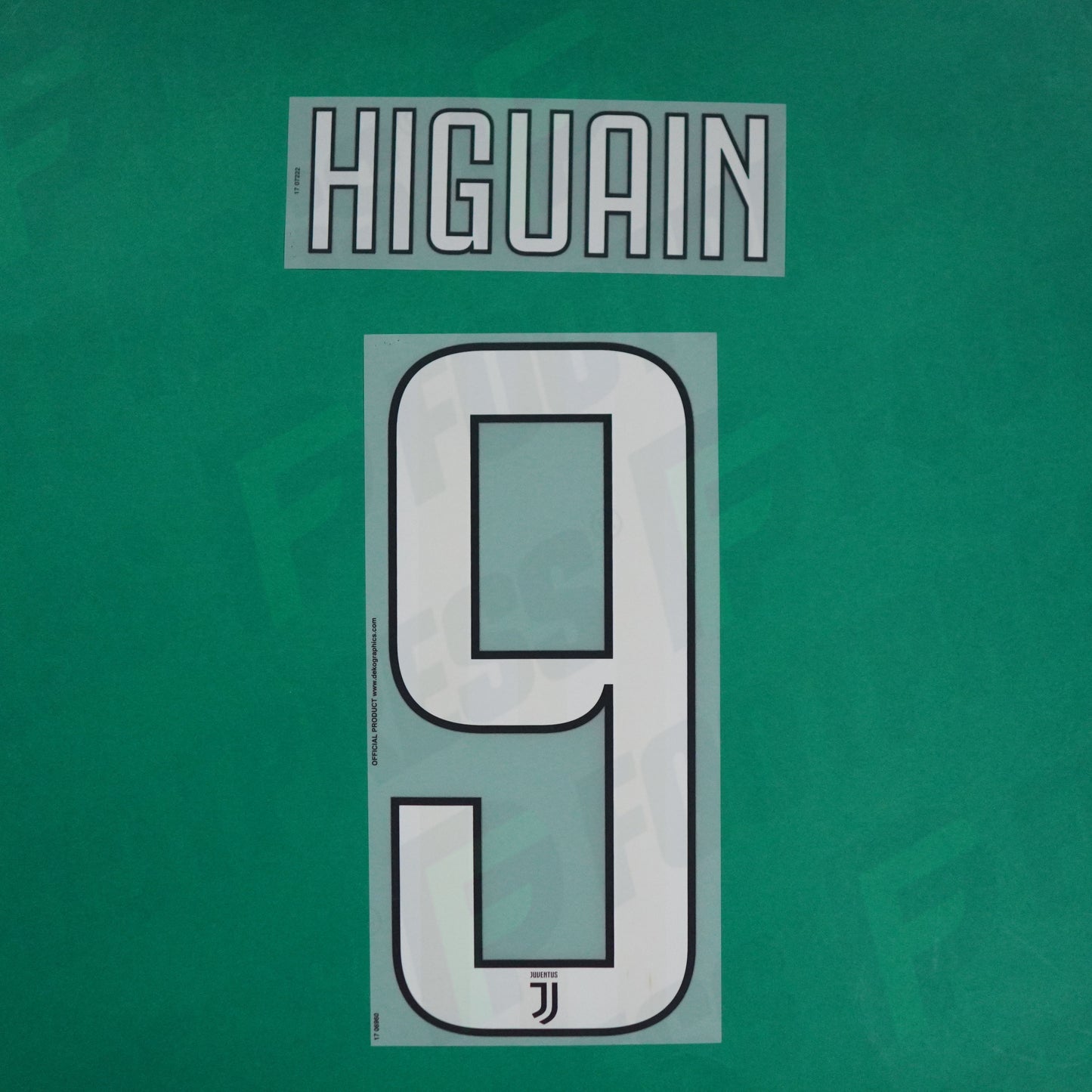 Flocage Officiel - Juventus, Higuain, 2018/2019, Home/Away, Noir