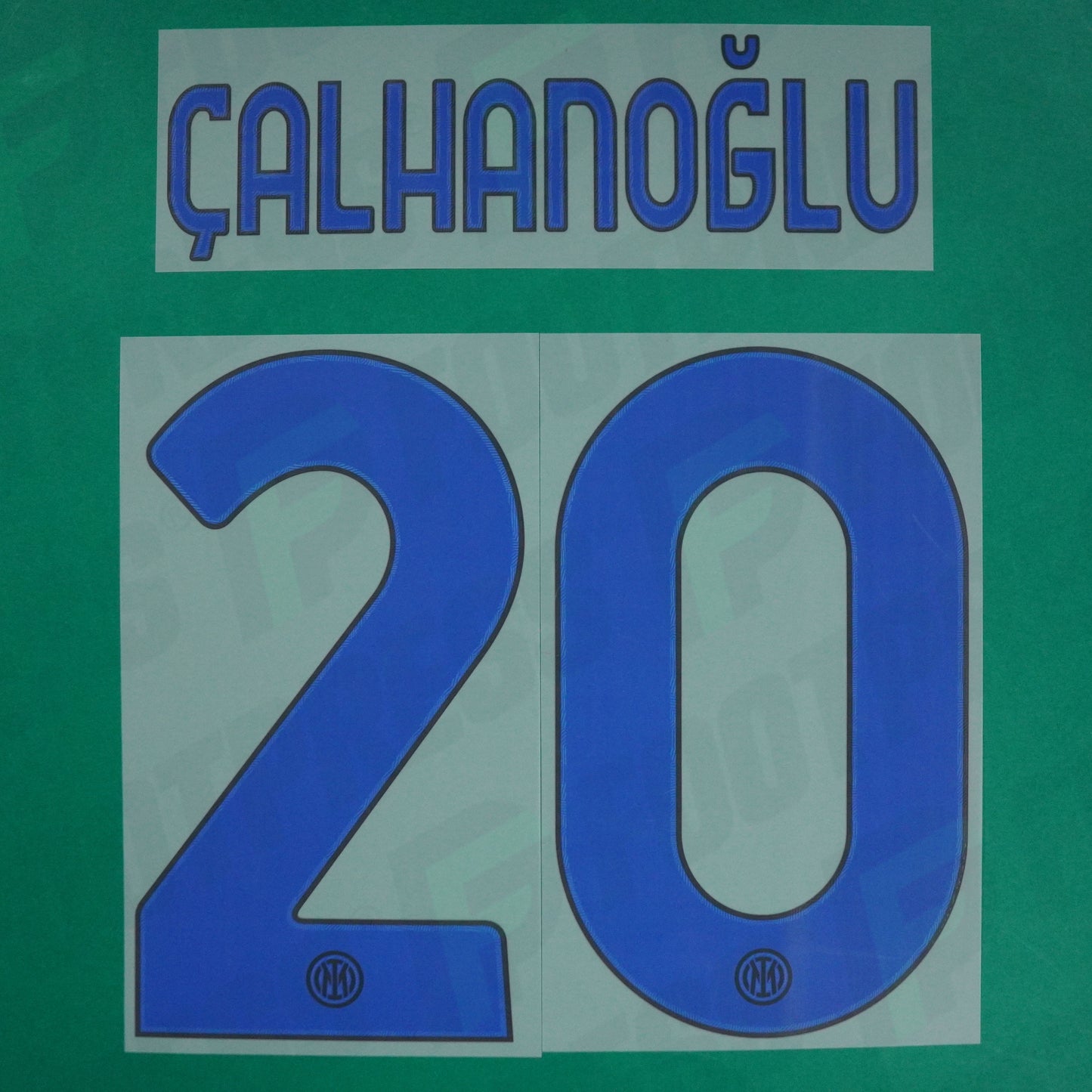 Flocage Officiel - Inter Milan, Çalhanoğlu, 2023/2024, Away, Bleu foncé