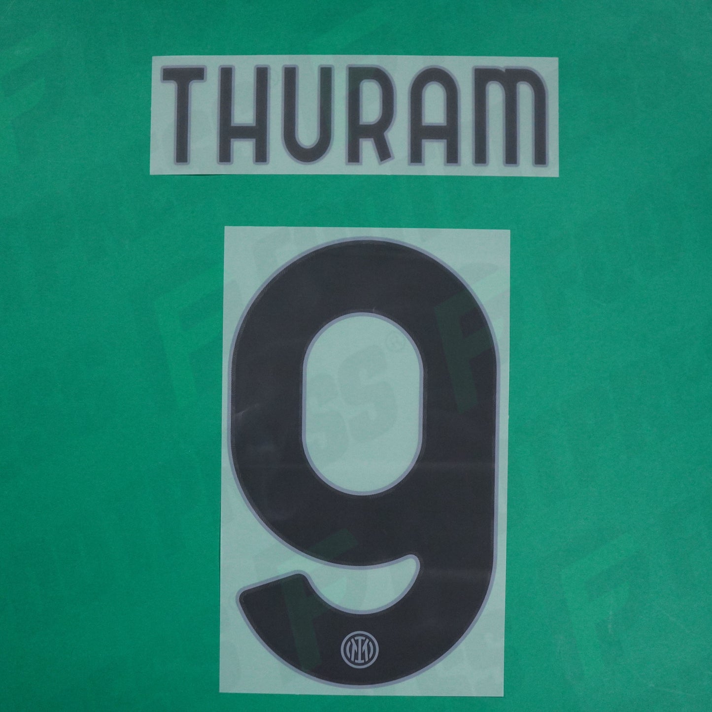 Flocage Officiel - Inter Milan, Thuram, 2023/2024, Third, Gris