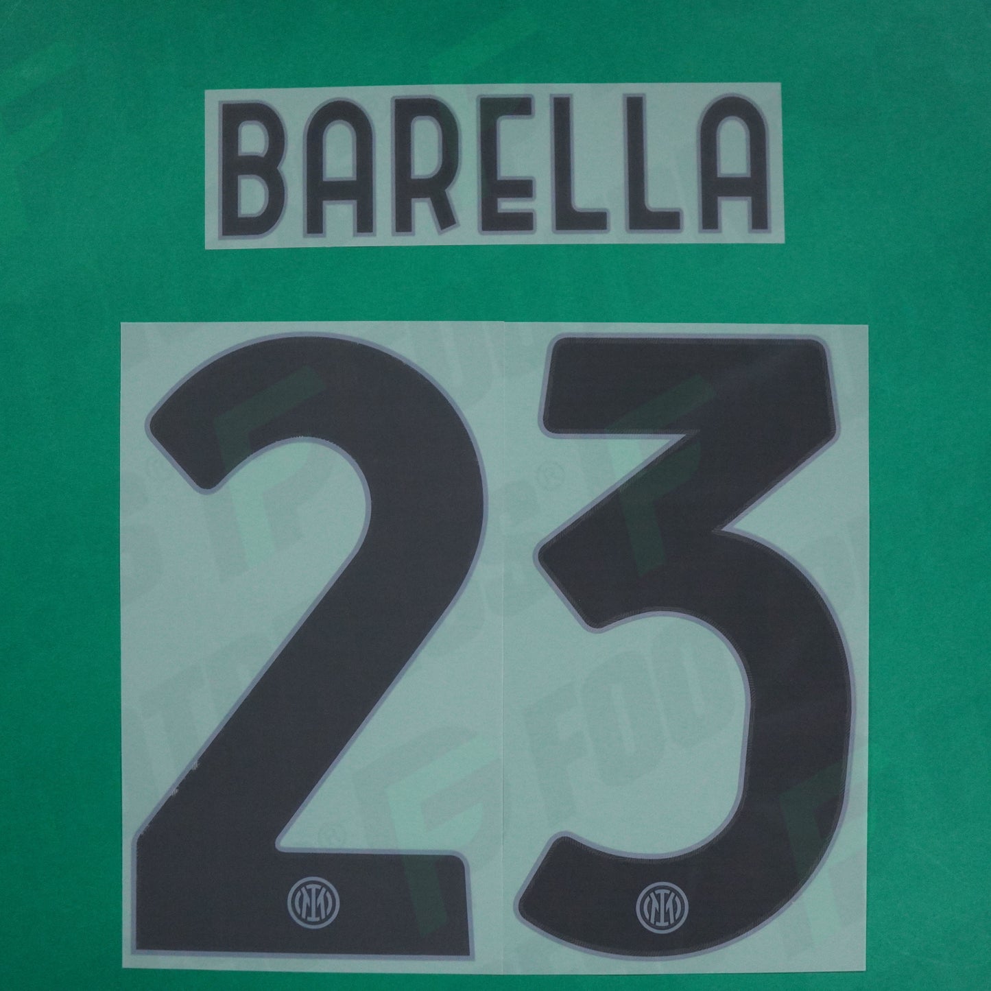 Flocage Officiel - Inter Milan, Barella, 2023/2024, Third, Gris