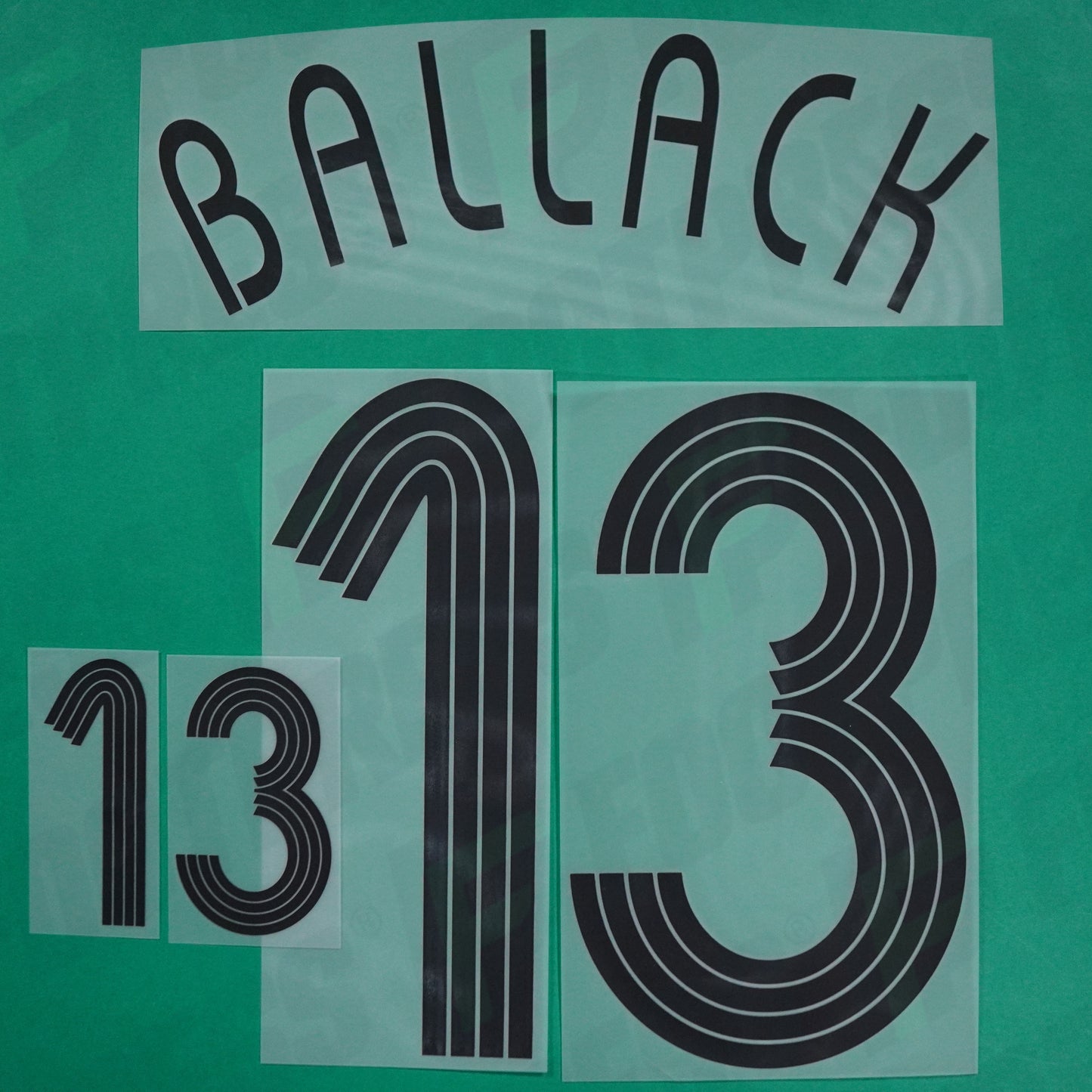 Flocage Officiel - Allemagne, Ballack, 2006, Home, Noir