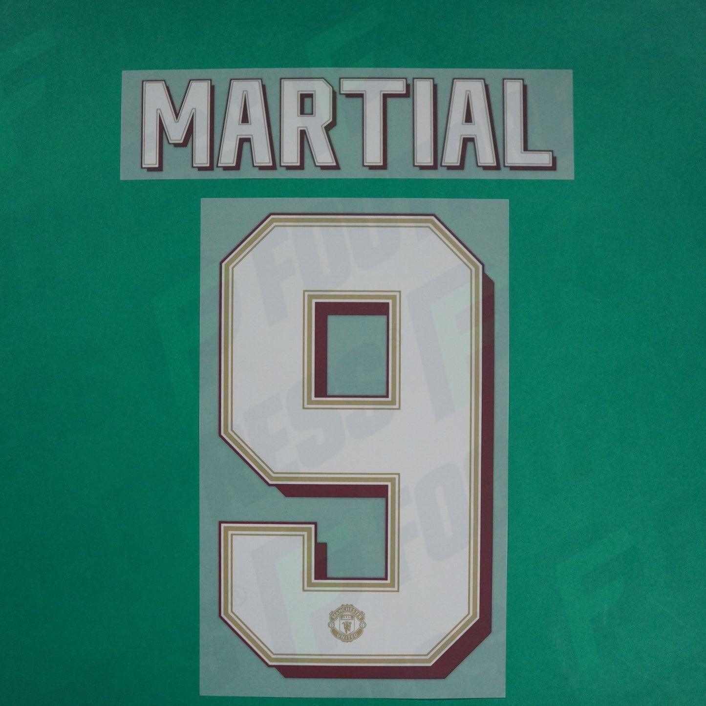 Flocage Officiel - Manchester United, Martial, 2019/2020, Home Coupe , Blanc