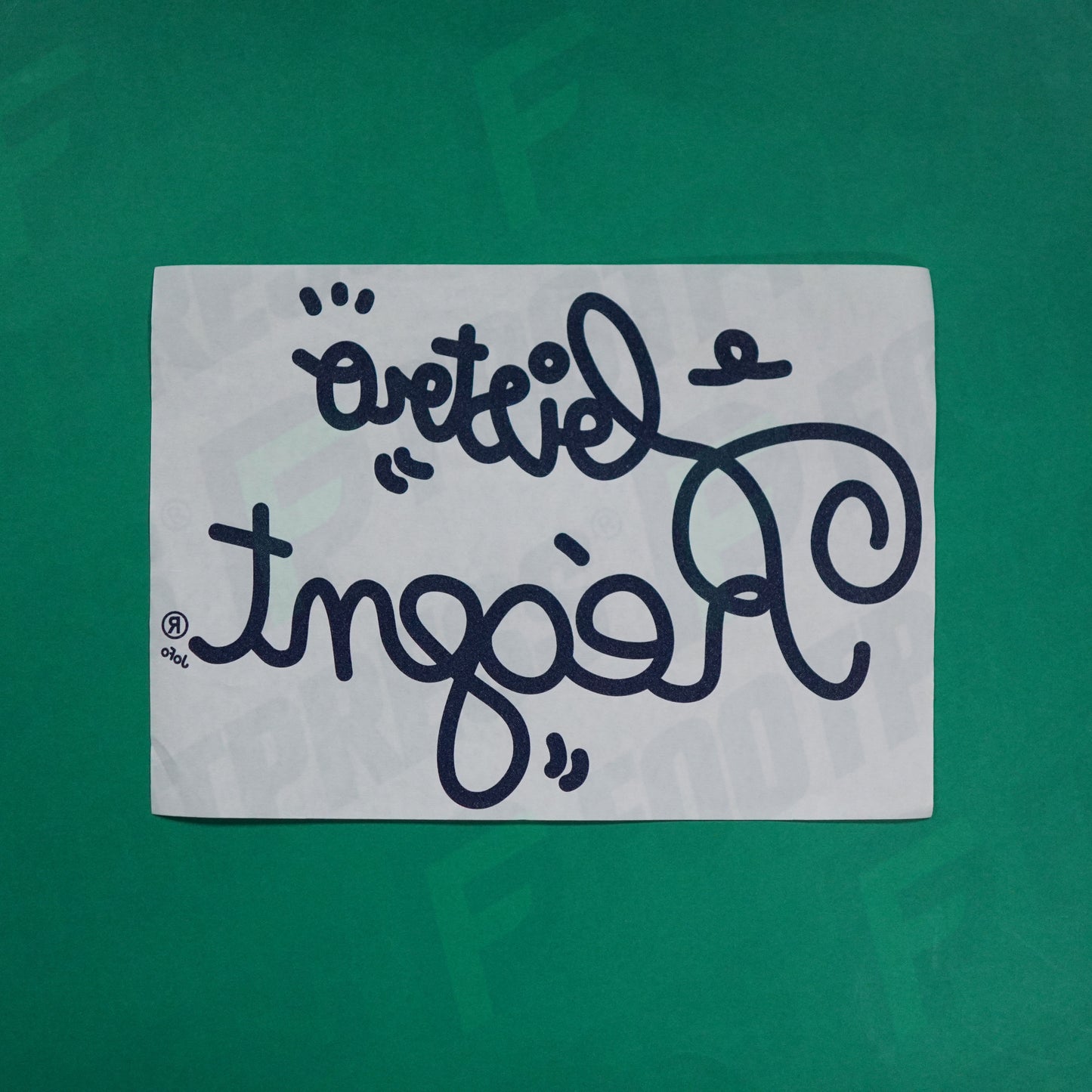 Flocage Officiel - Sponsor, Bistro régent, Bleu foncé