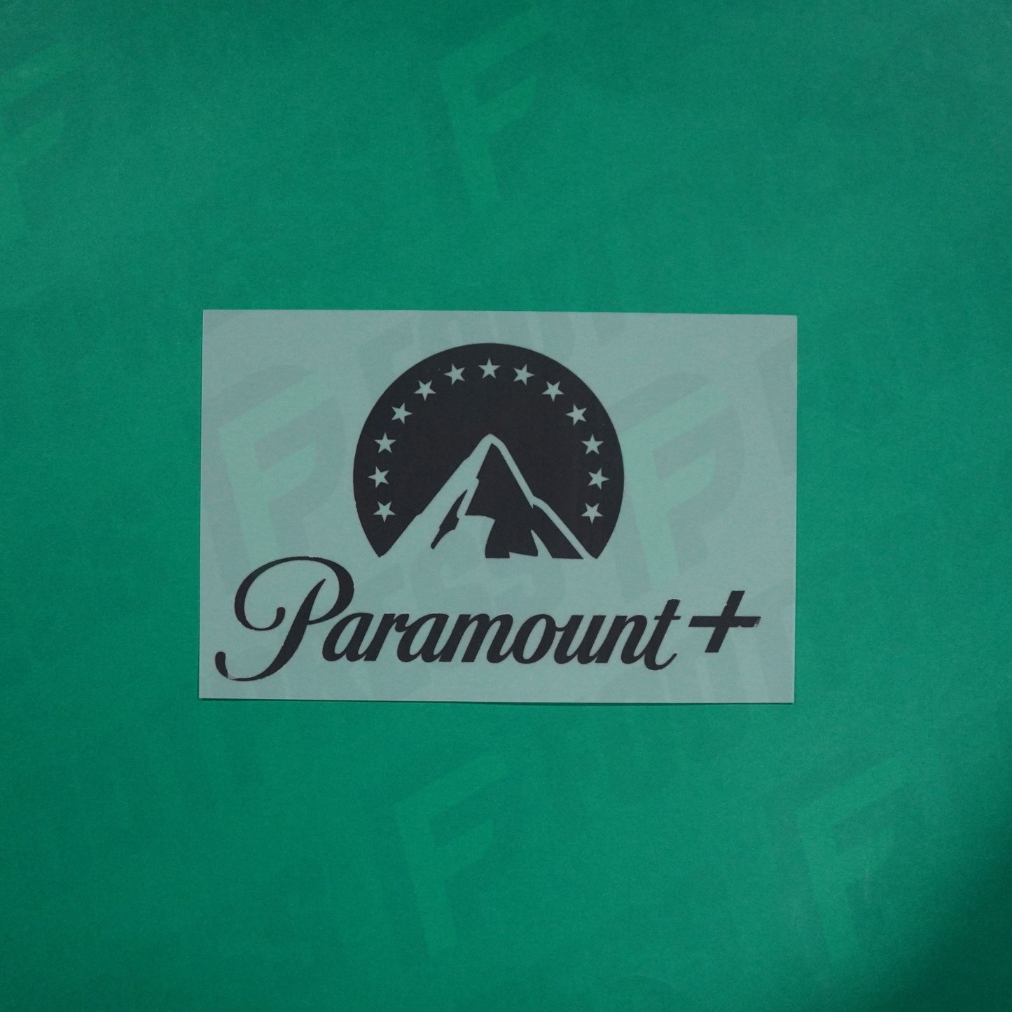 Flocage Officiel - Sponsor, Paramount + & Logo, Noir