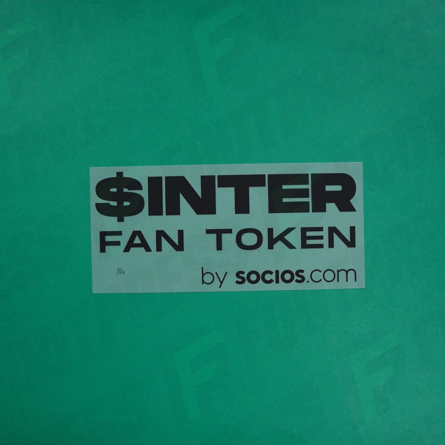 Flocage Officiel - Sponsor, Fan Token $Inter, Noir
