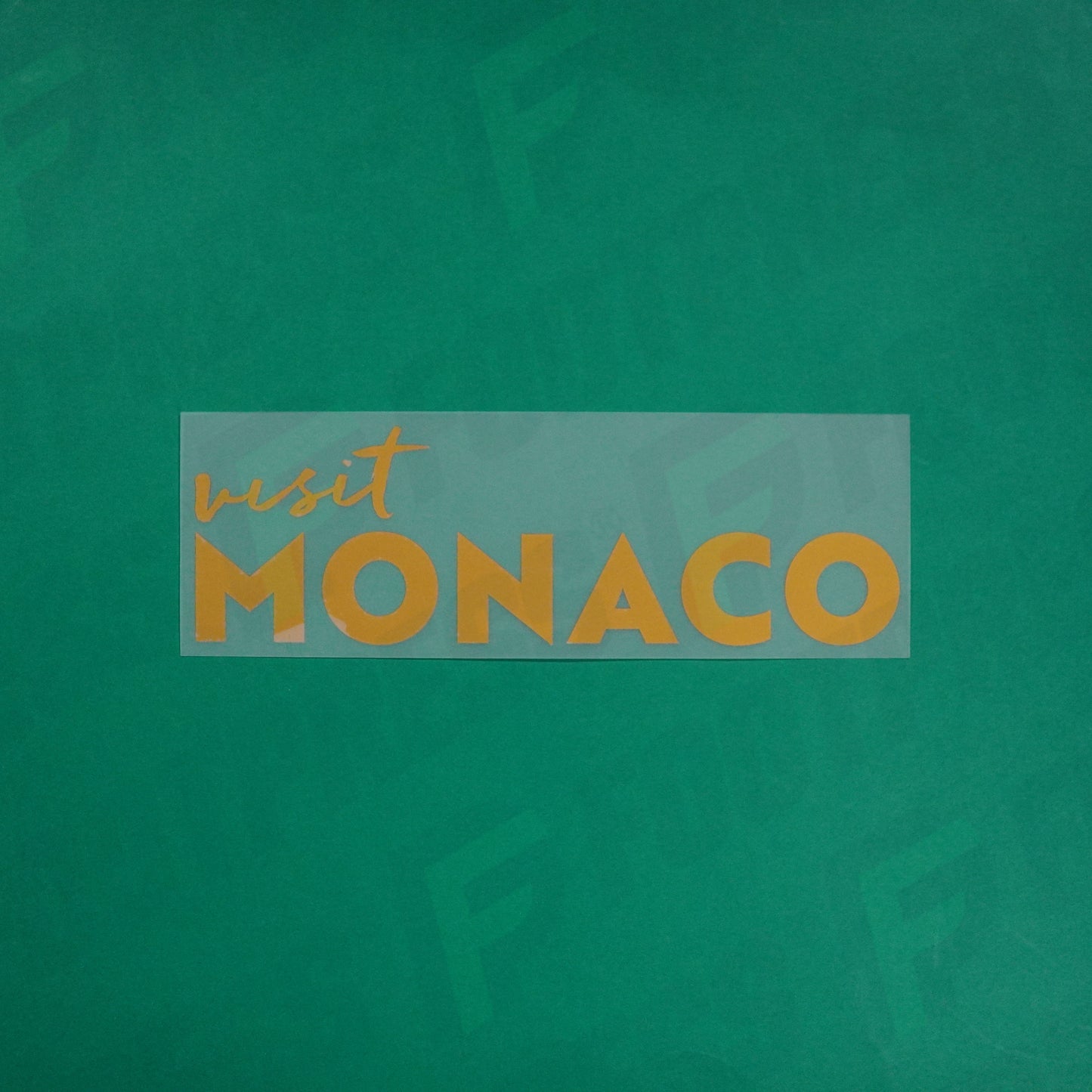 Flocage Officiel - Sponsor, Visit Monaco, Doré