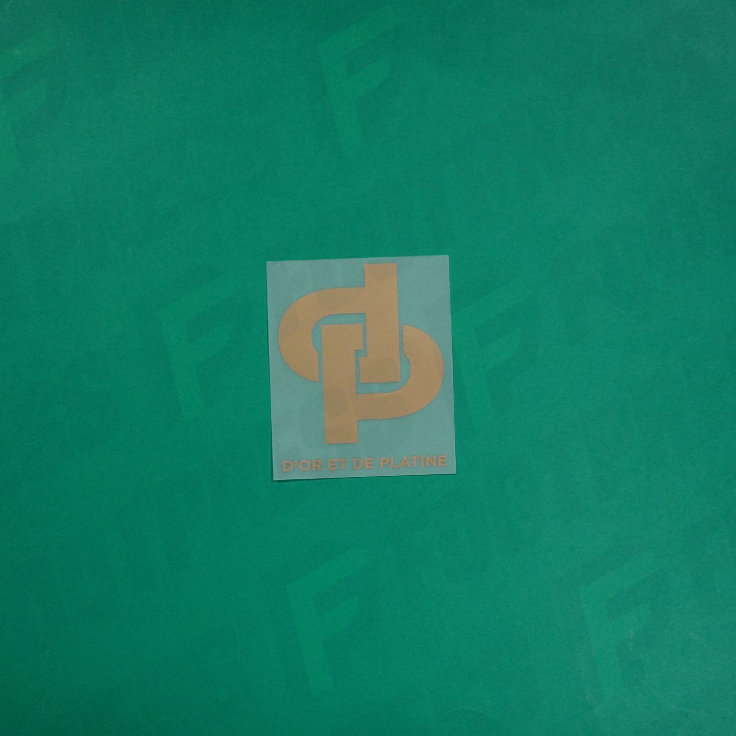 Flocage Officiel - Sponsor, Olympique de Marseille, D'or et de platine, Doré