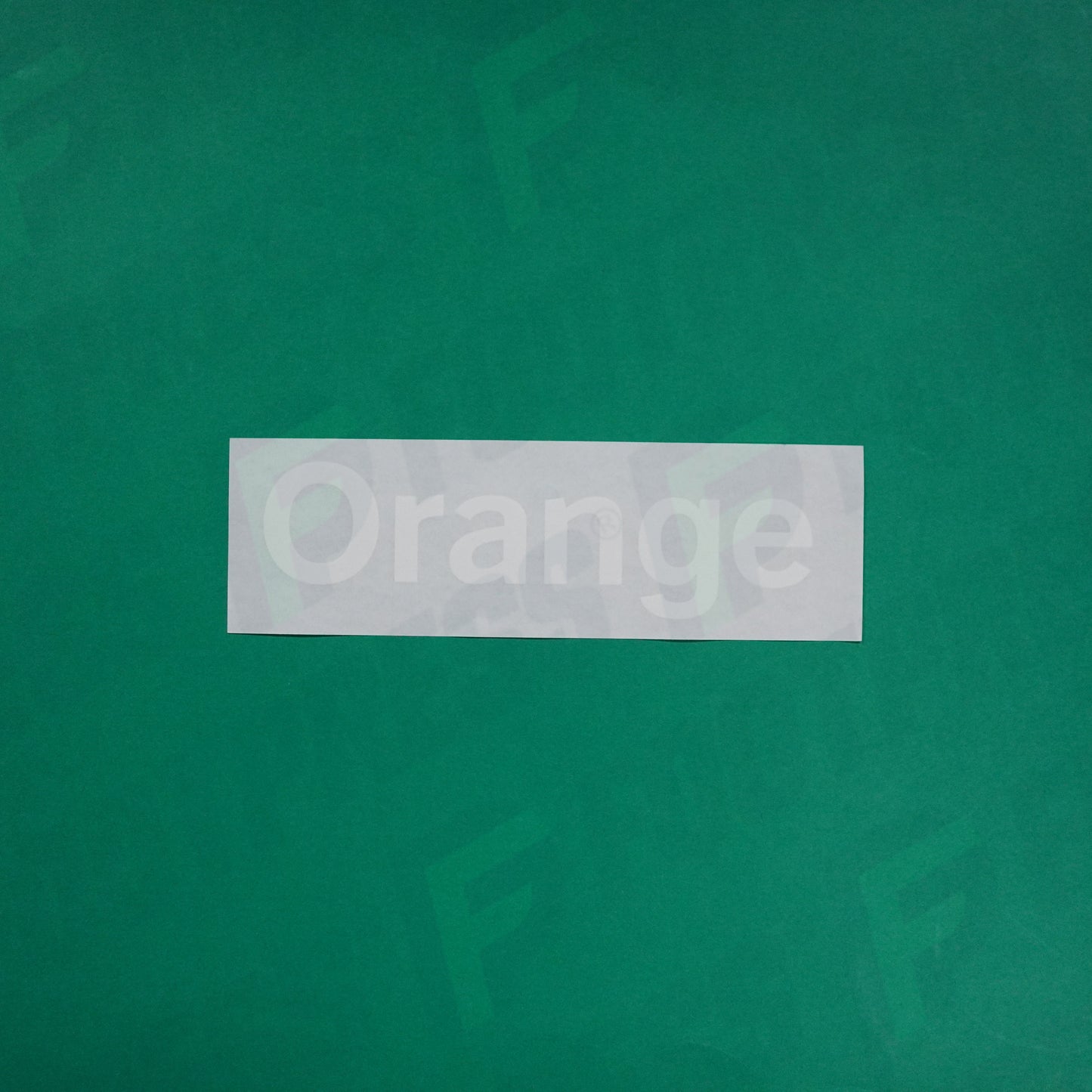 Flocage Officiel - Sponsor, Olympique de Marseille, Orange, Petit, Blanc