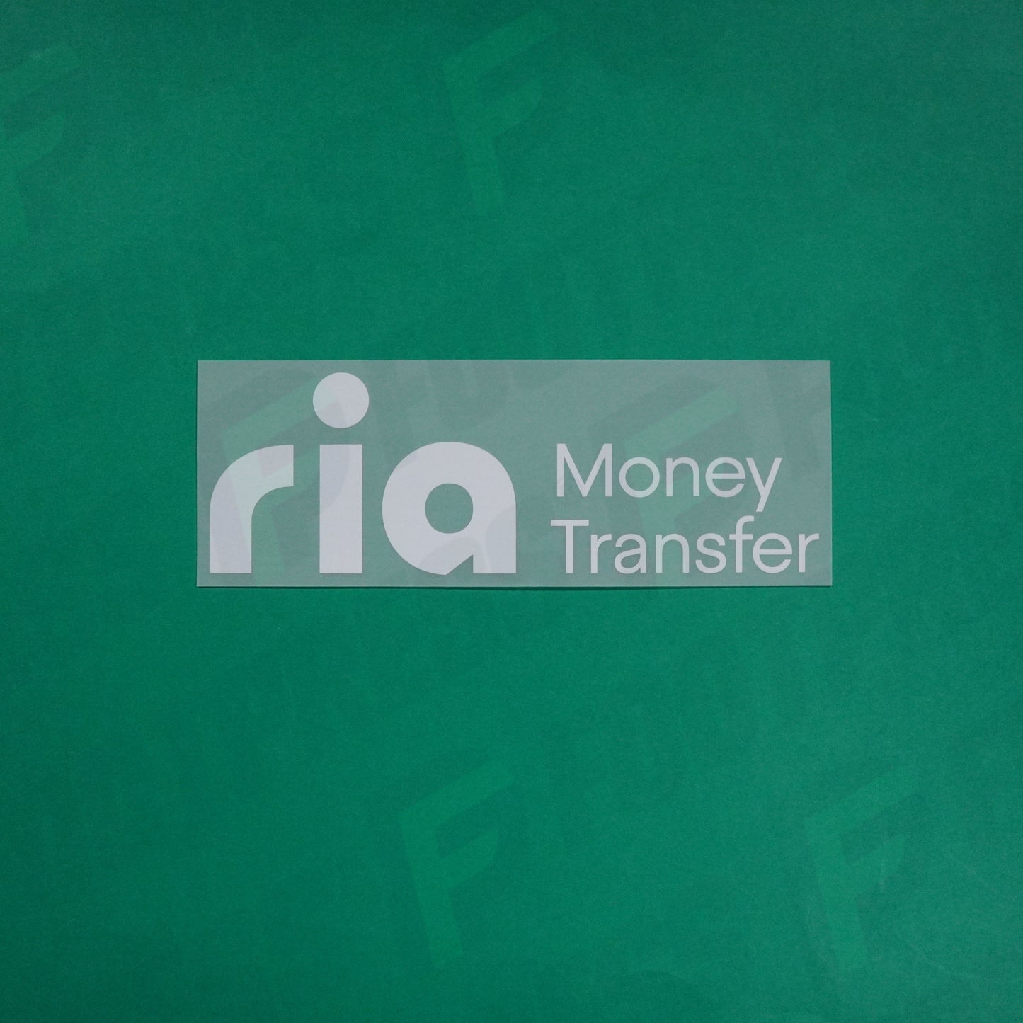 Flocage Officiel - Sponsor, Ria Money Transfer Grand, Blanc