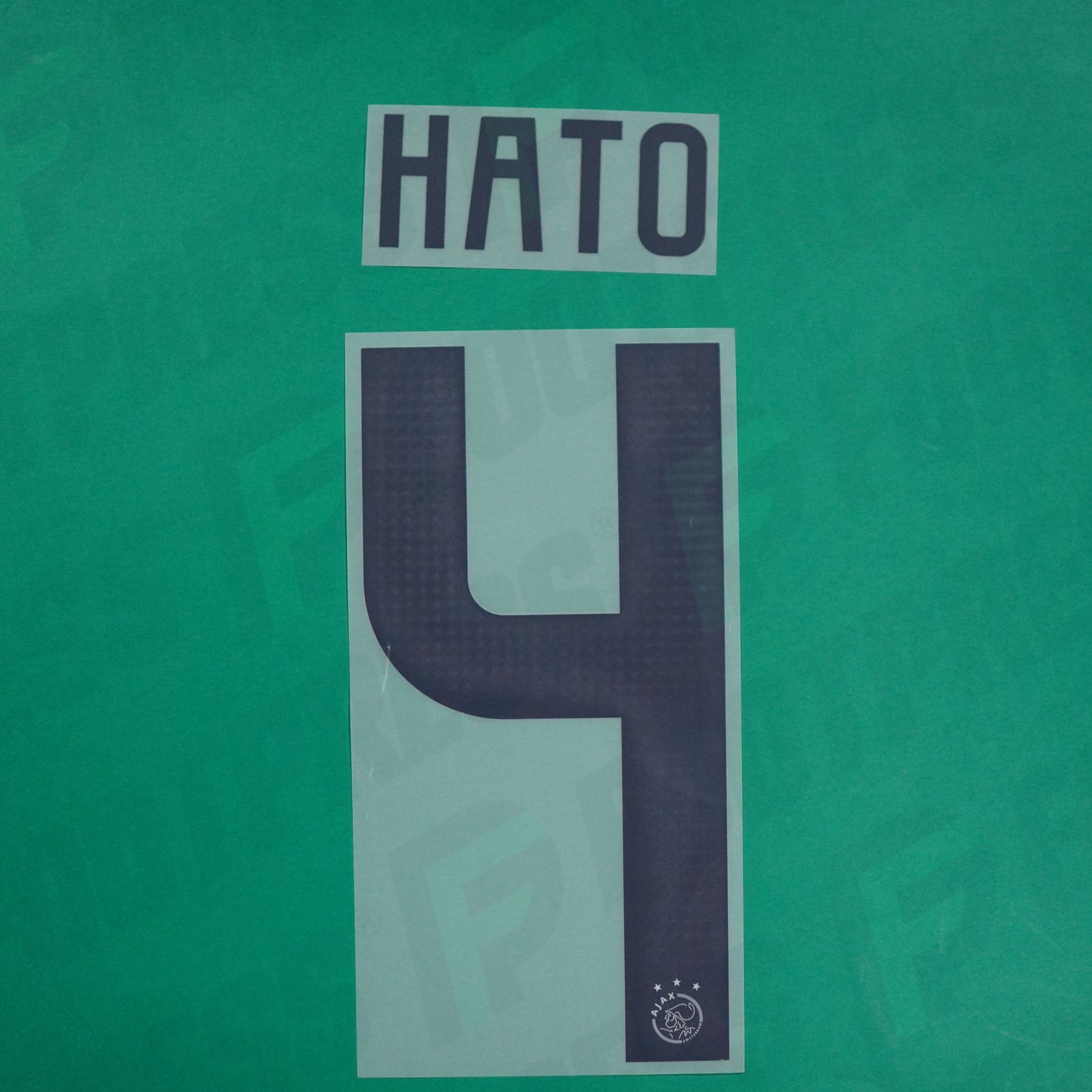 Flocage Officiel - Ajax Amsterdam, Hato, 2023/2024, Away, Gris foncé