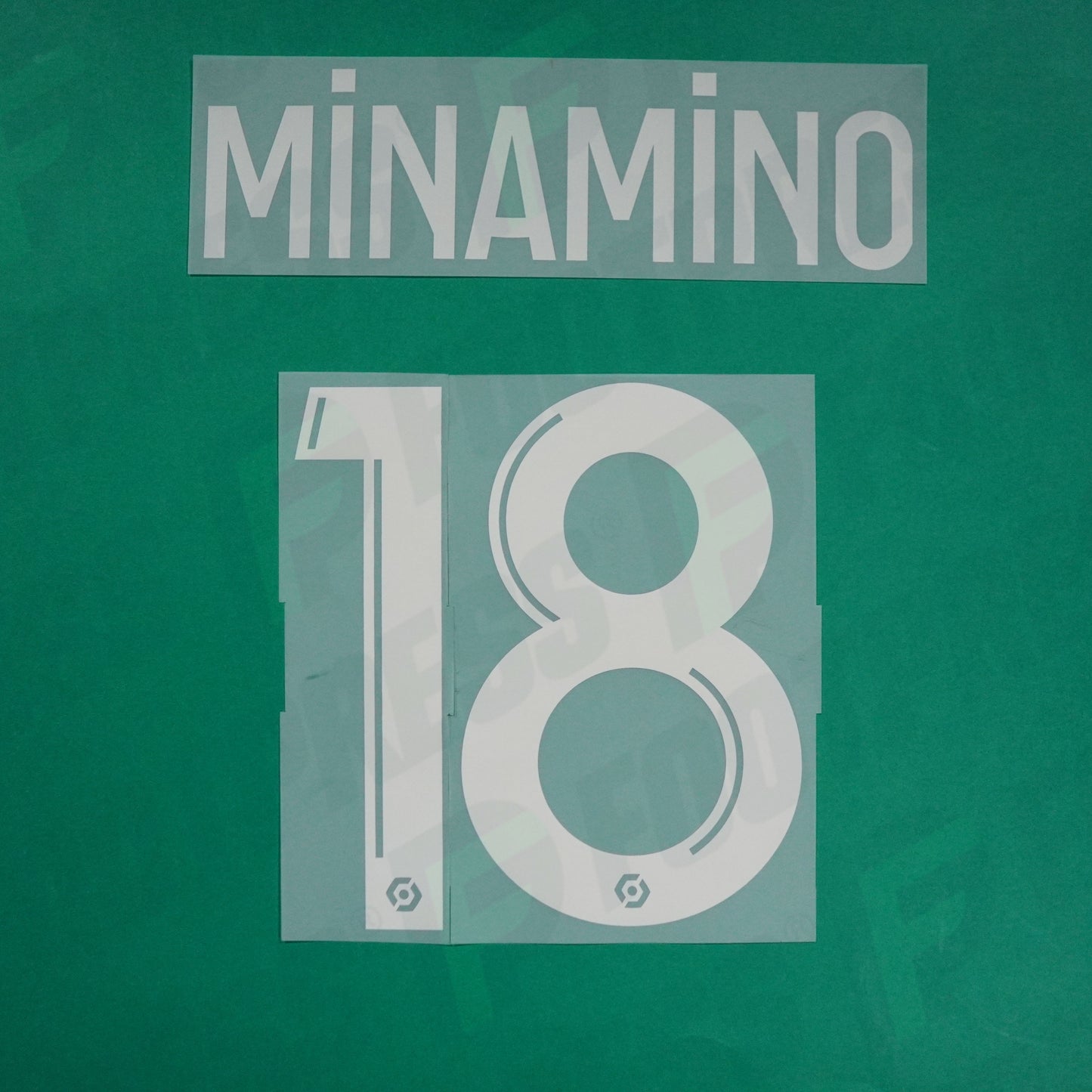 Flocage Officiel - AS Monaco, Minamino, 2022/2023, Away, Blanc