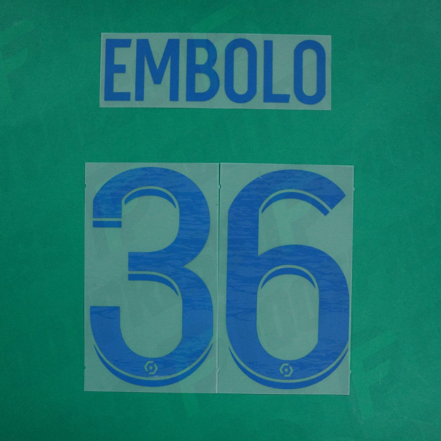 Flocage Officiel - AS Monaco, Embolo, 2023/2024, Third, Bleu