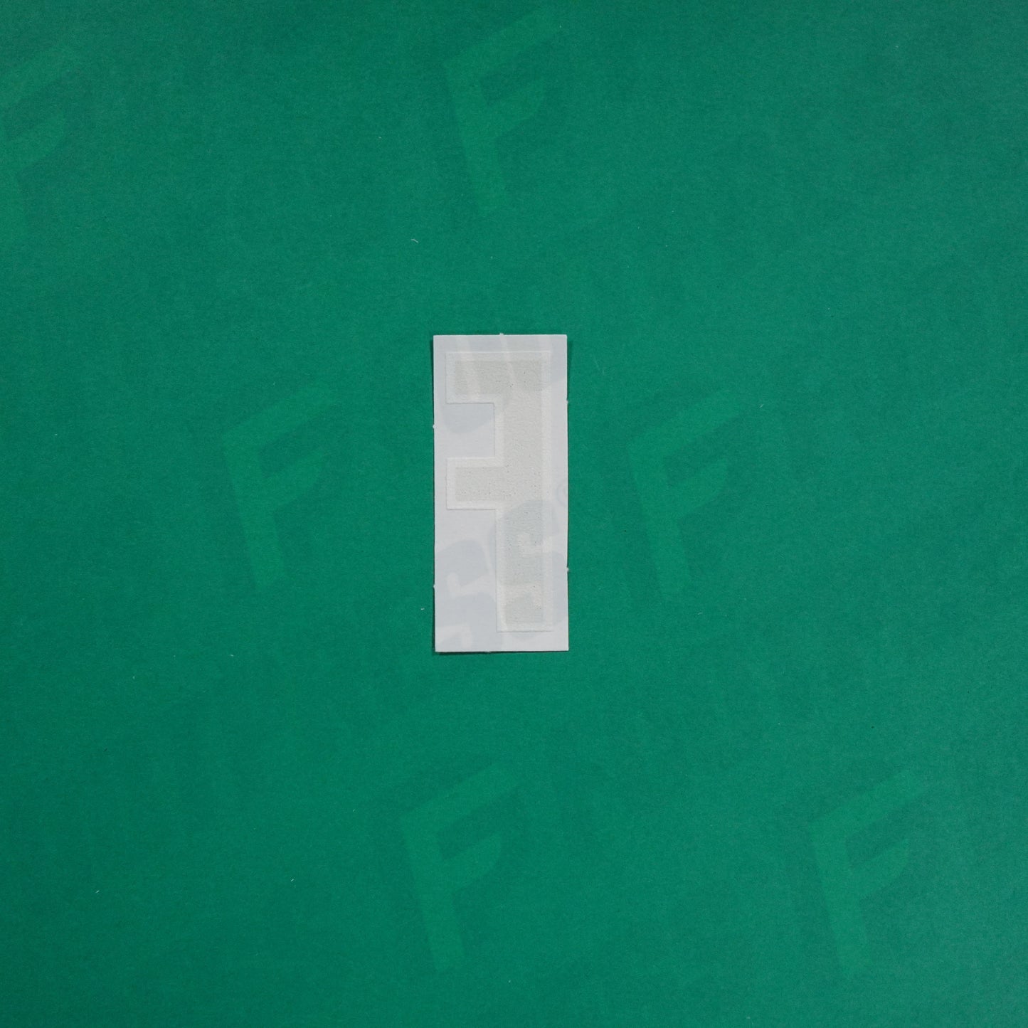 Flocage Officiel - Lettres petites fines, Bleu / Blanc (face arrière blanc)