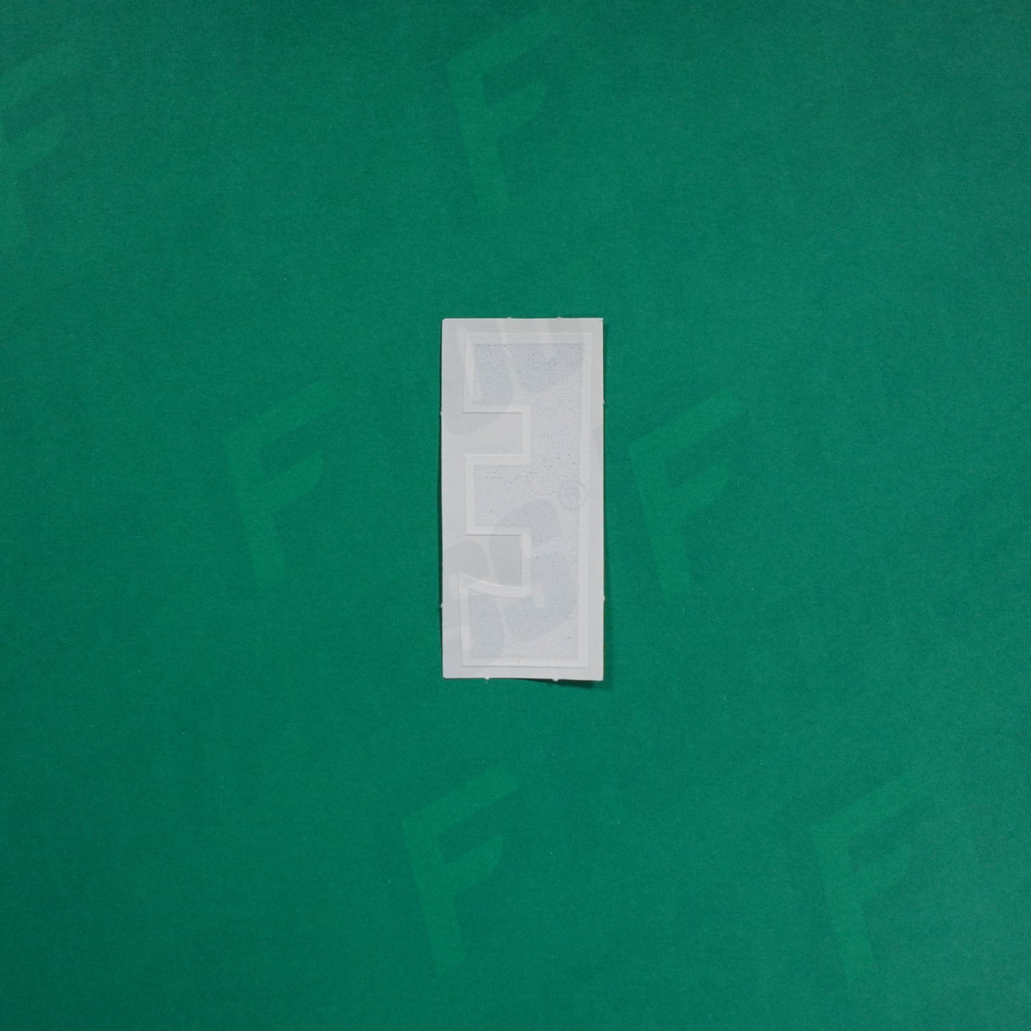 Flocage Officiel - Lettres Grandes épaisses, Noir / Blanc (face arrière blanc)