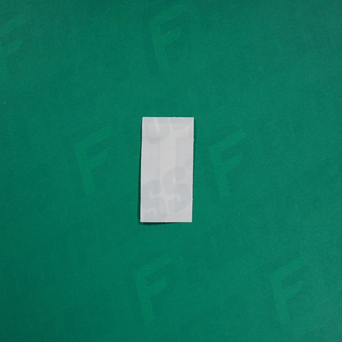 Flocage Officiel - Lettres petites fines, Blanc (face arrière blanche)