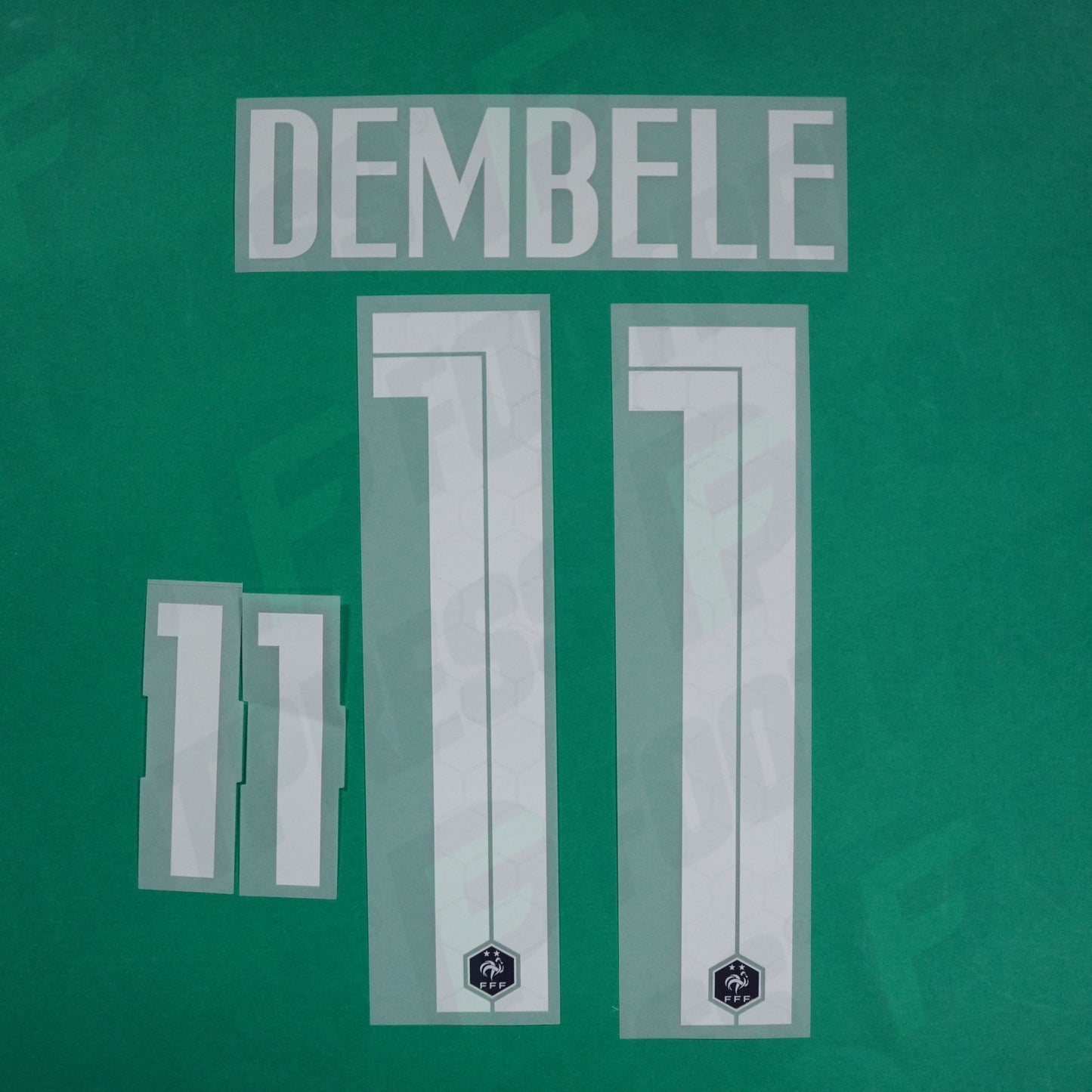 Flocage Officiel - France, Dembélé, 2020, Home, Blanc