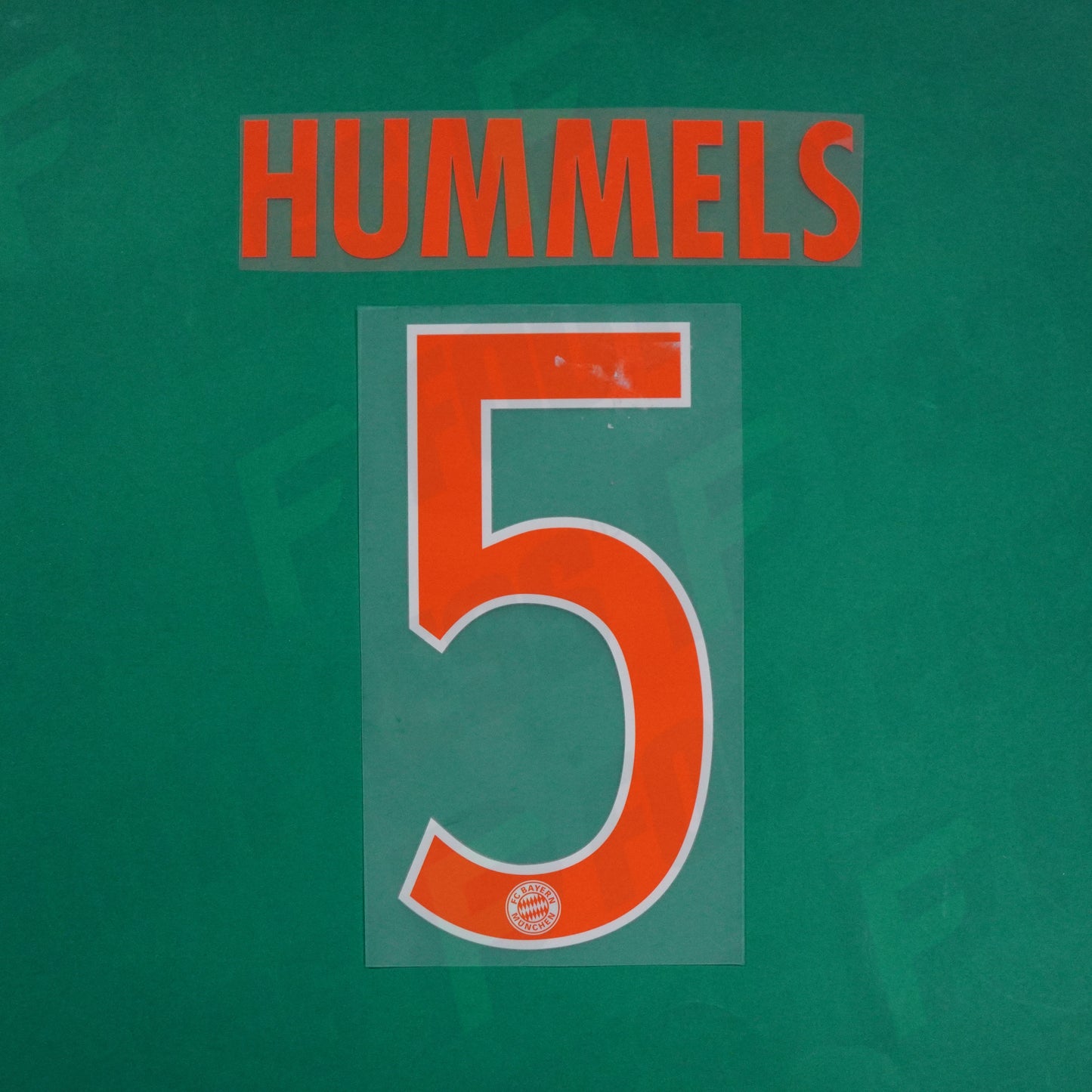 Flocage Officiel - Bayern Munich, Hummels, 2016/2017, Away, Orange