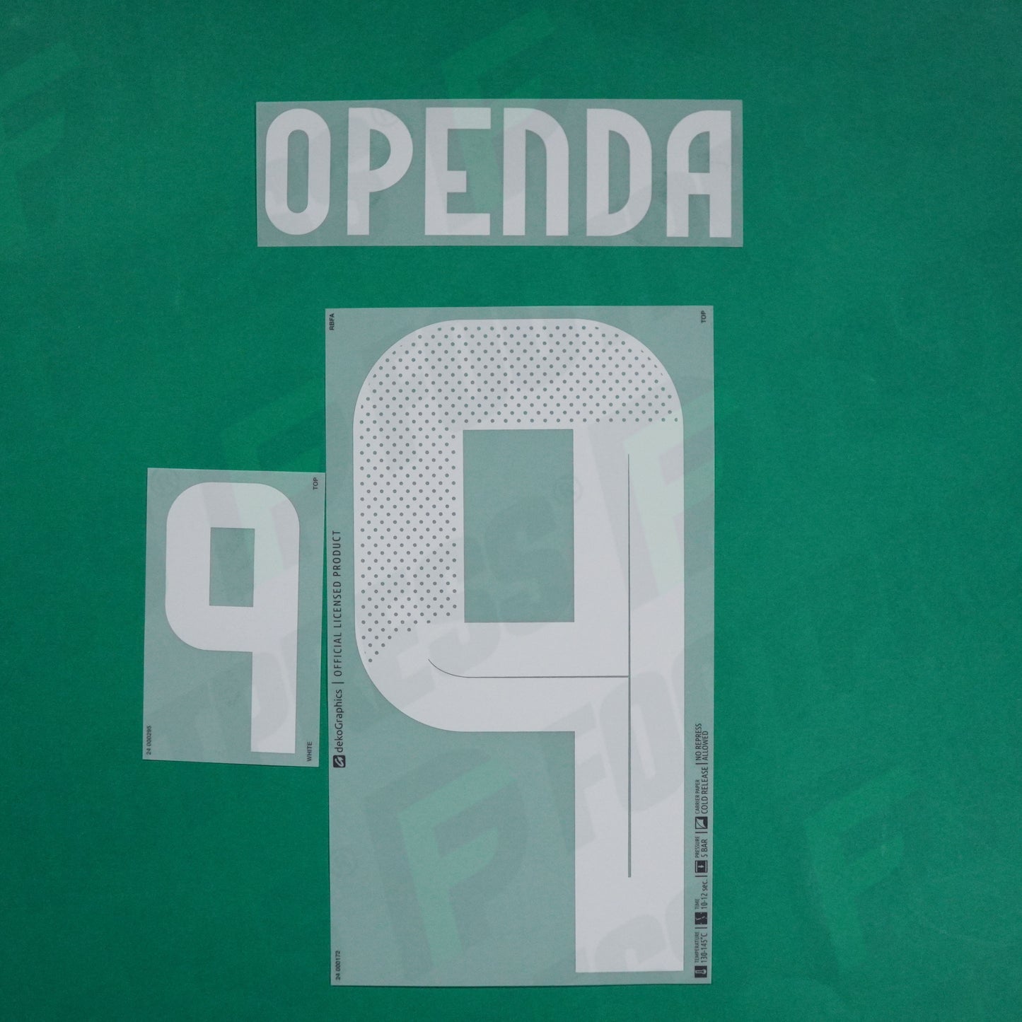 Flocage Officiel - Belgique, Openda, 2024, Away, Blanc