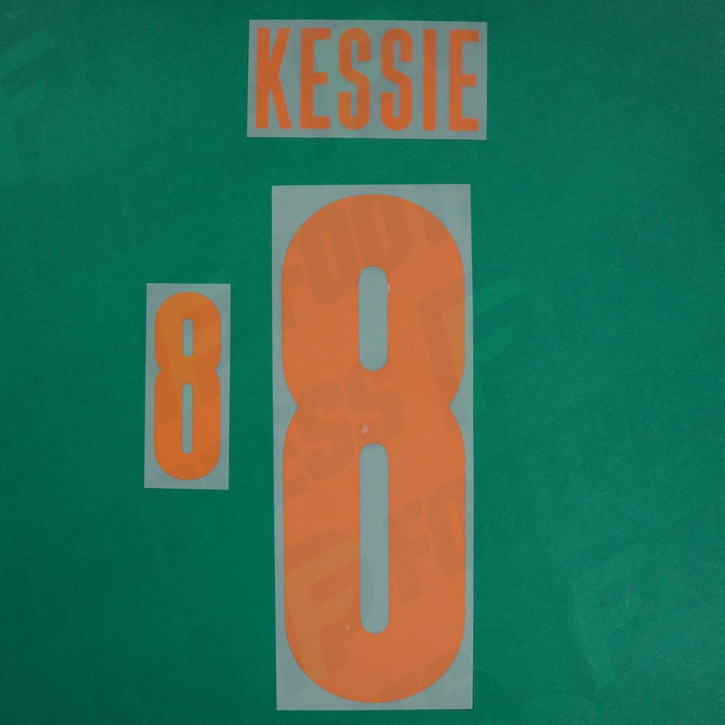 Flocage Officiel - Côte d'Ivoire, Kessie, 2019, Away, Orange