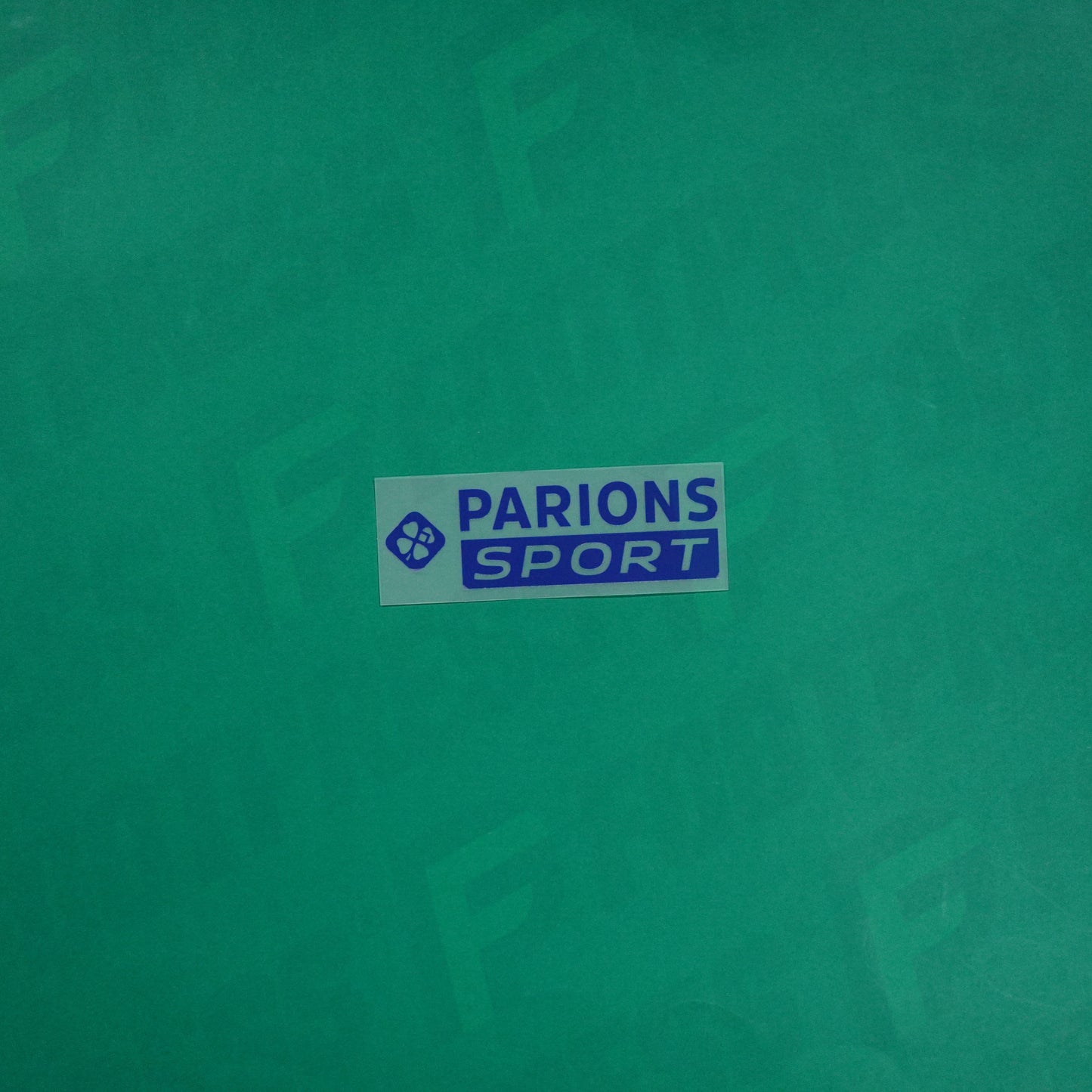 Flocage Officiel - Sponsor, Parions Sport, Bleu clair