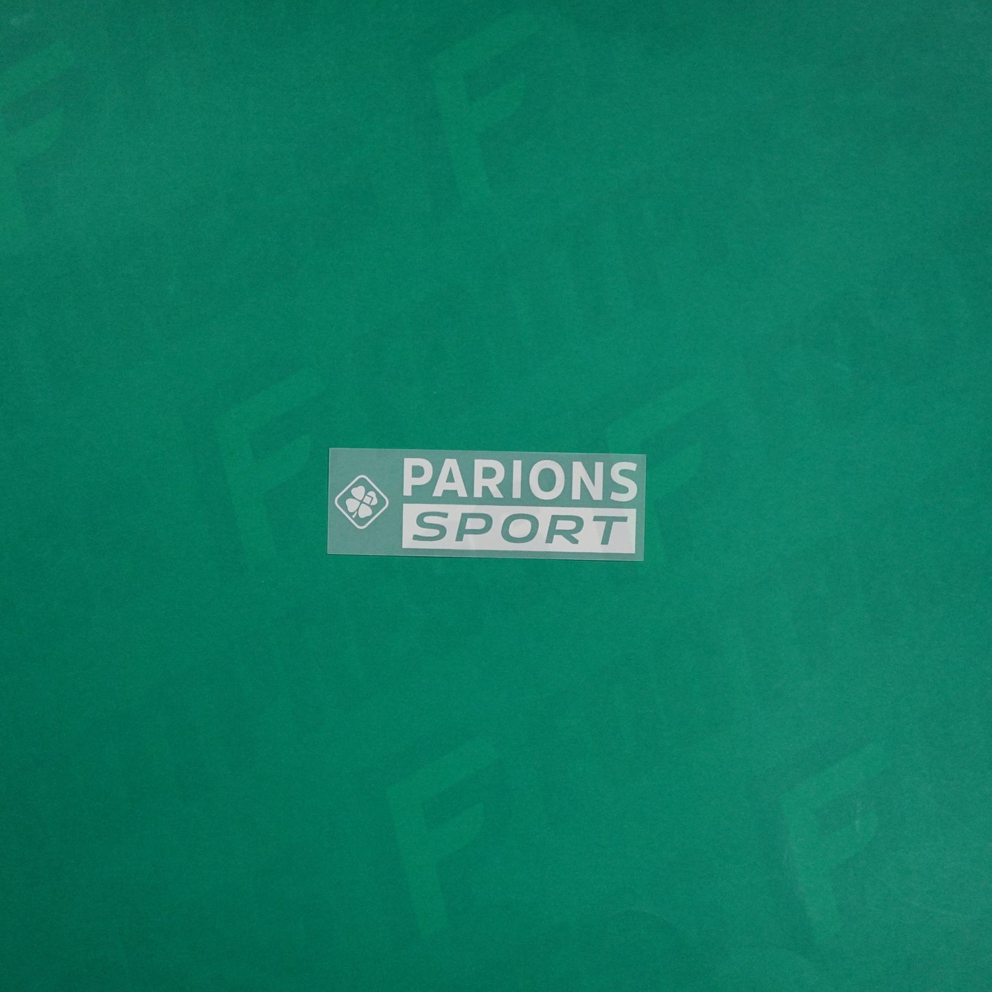 Flocage Officiel - Sponsor, Parions Sport, Blanc