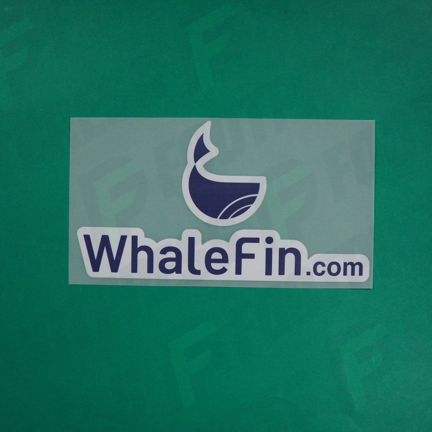 Flocage Officiel - Sponsor, WhaleFin, Bleu foncé/Blanc