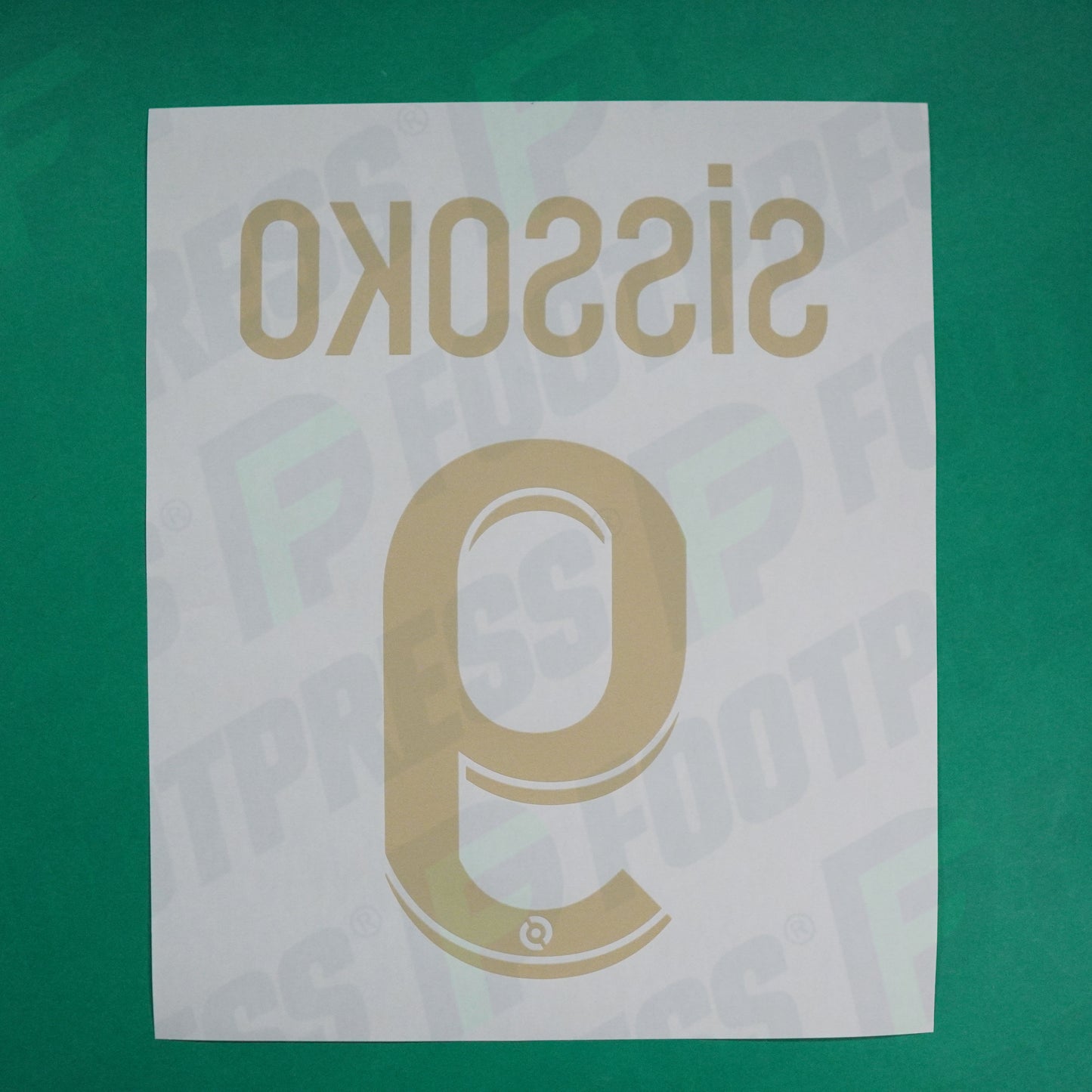 Flocage Officiel - AS Saint-Etienne, Sissoko, 2023/2024, Maillot Anniversaire, Doré