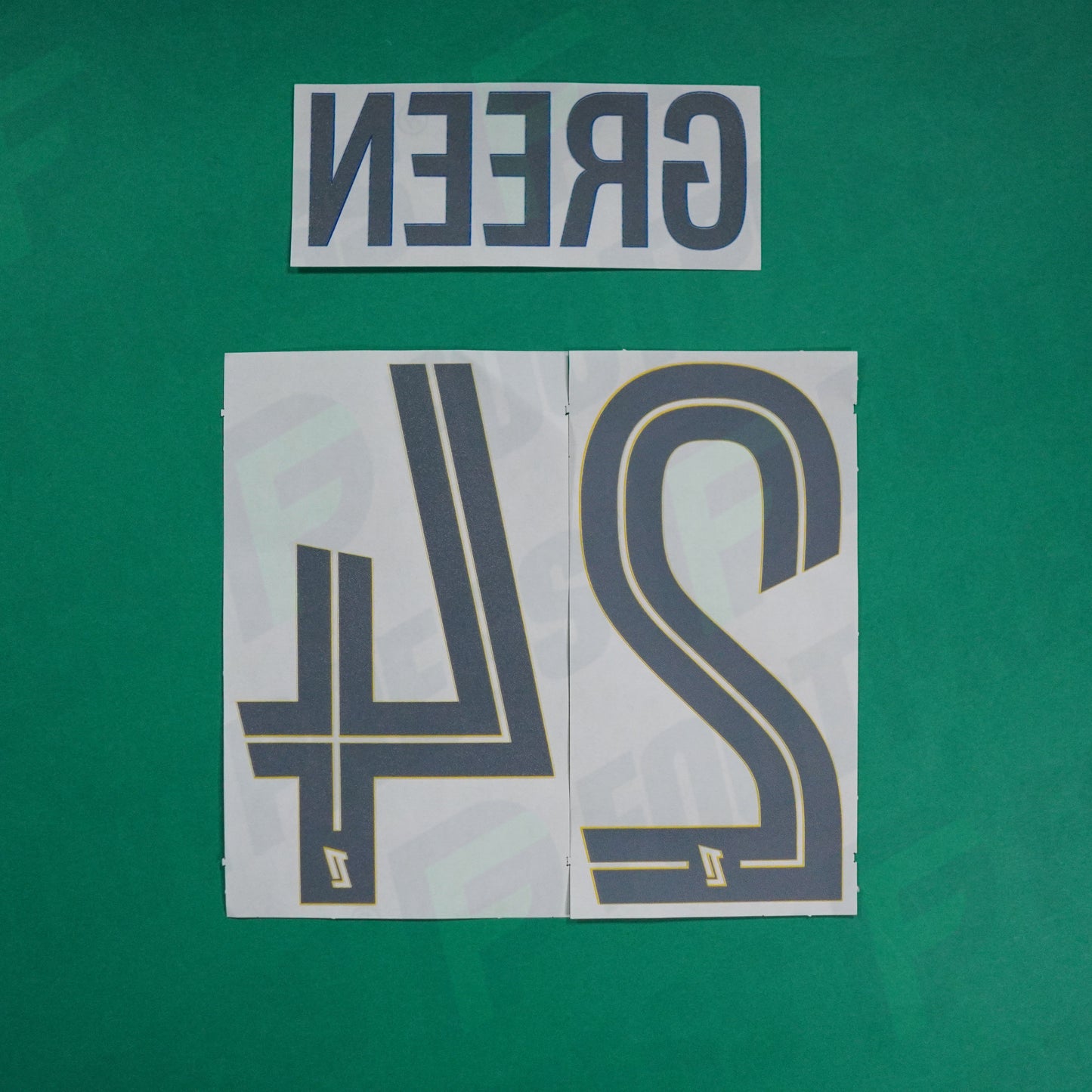 Flocage Officiel - AS Saint-Etienne, Green, 2023/2024, 2024/2025, GK, Jaune