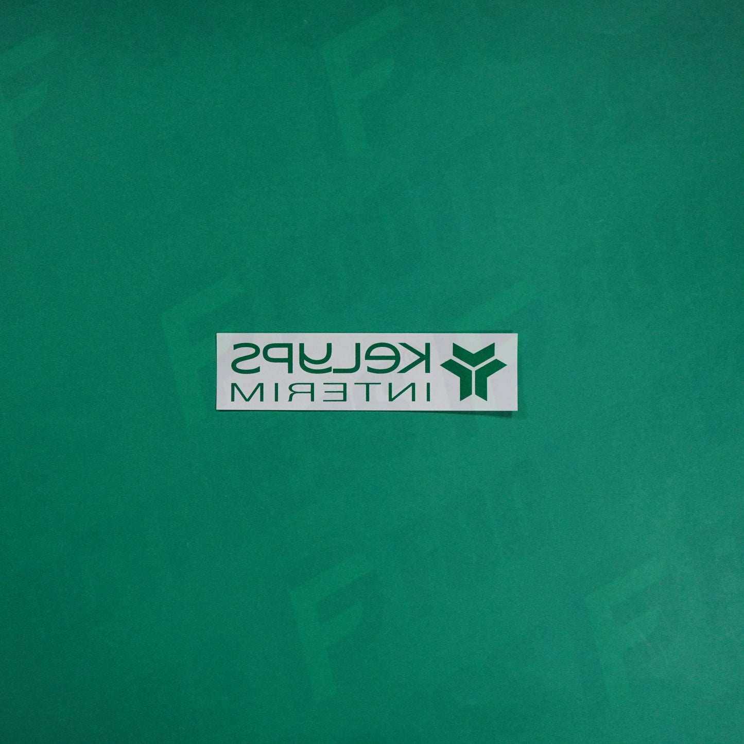 Flocage Officiel - Sponsor, AS Saint-Etienne, Kelyps Interim Grand, Vert