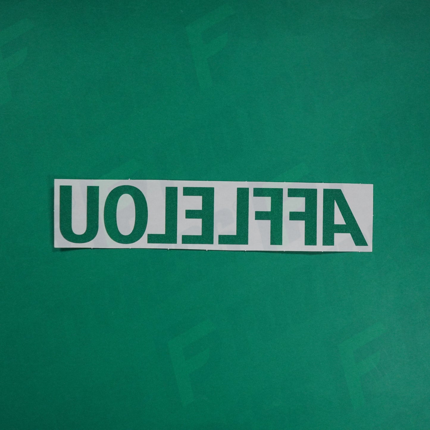Flocage Officiel - Sponsor, AS Saint-Etienne, Afflelou, Vert