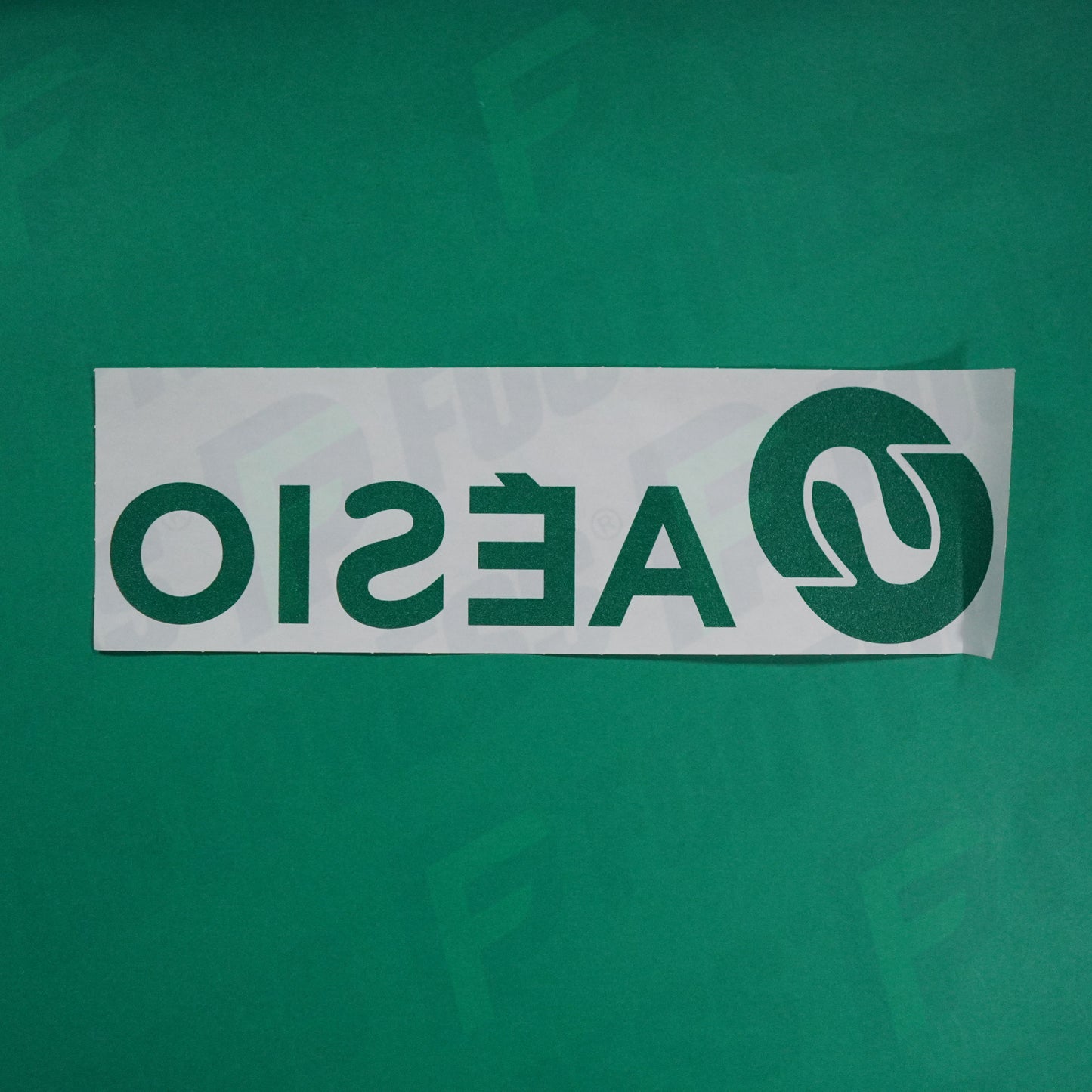 Flocage Officiel - Sponsor, AS Saint-Etienne, Aesio, Vert foncé
