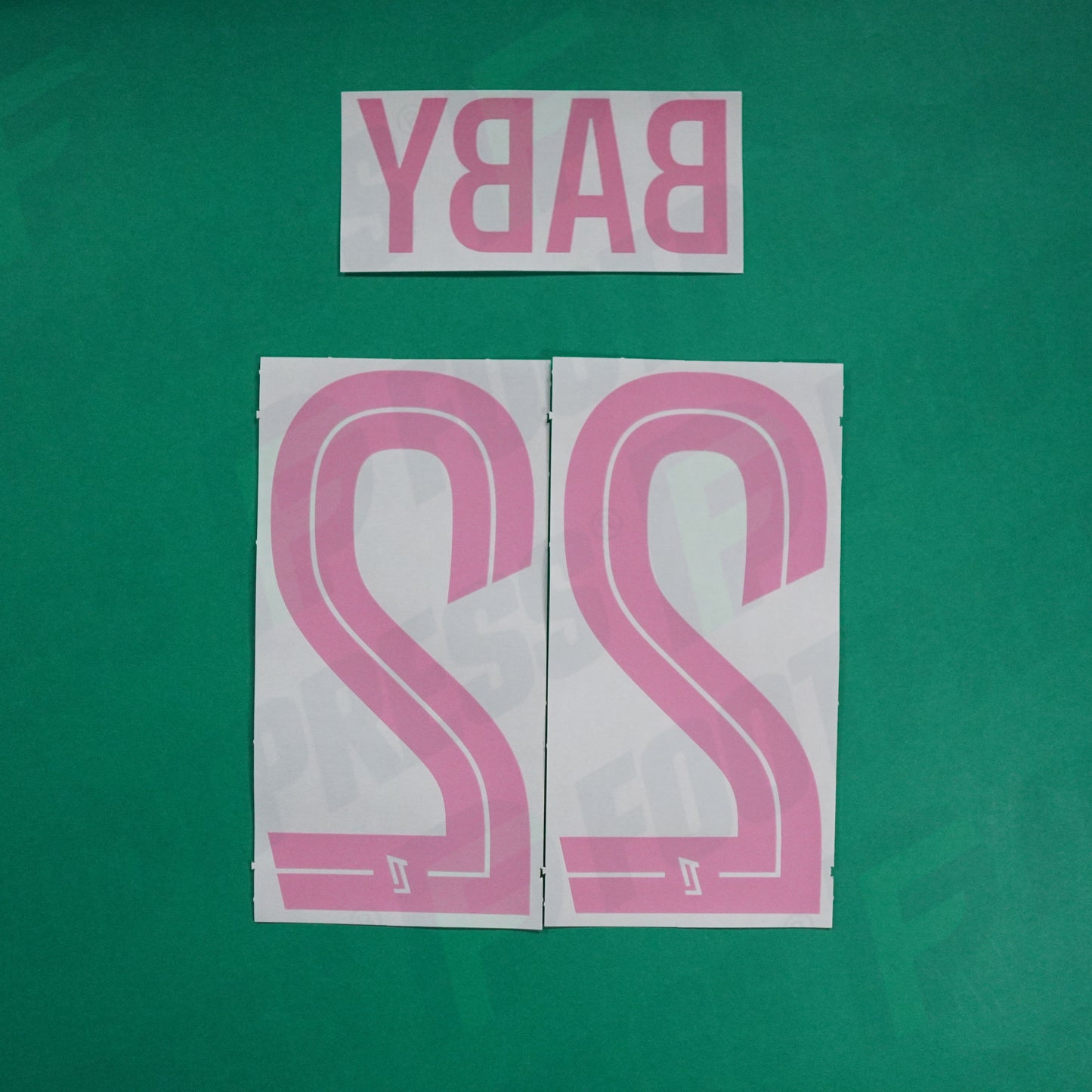 Flocage Officiel - AS Saint-Etienne, Davitashvili - Baby, 2024/2025, Octobre Rose, Rose