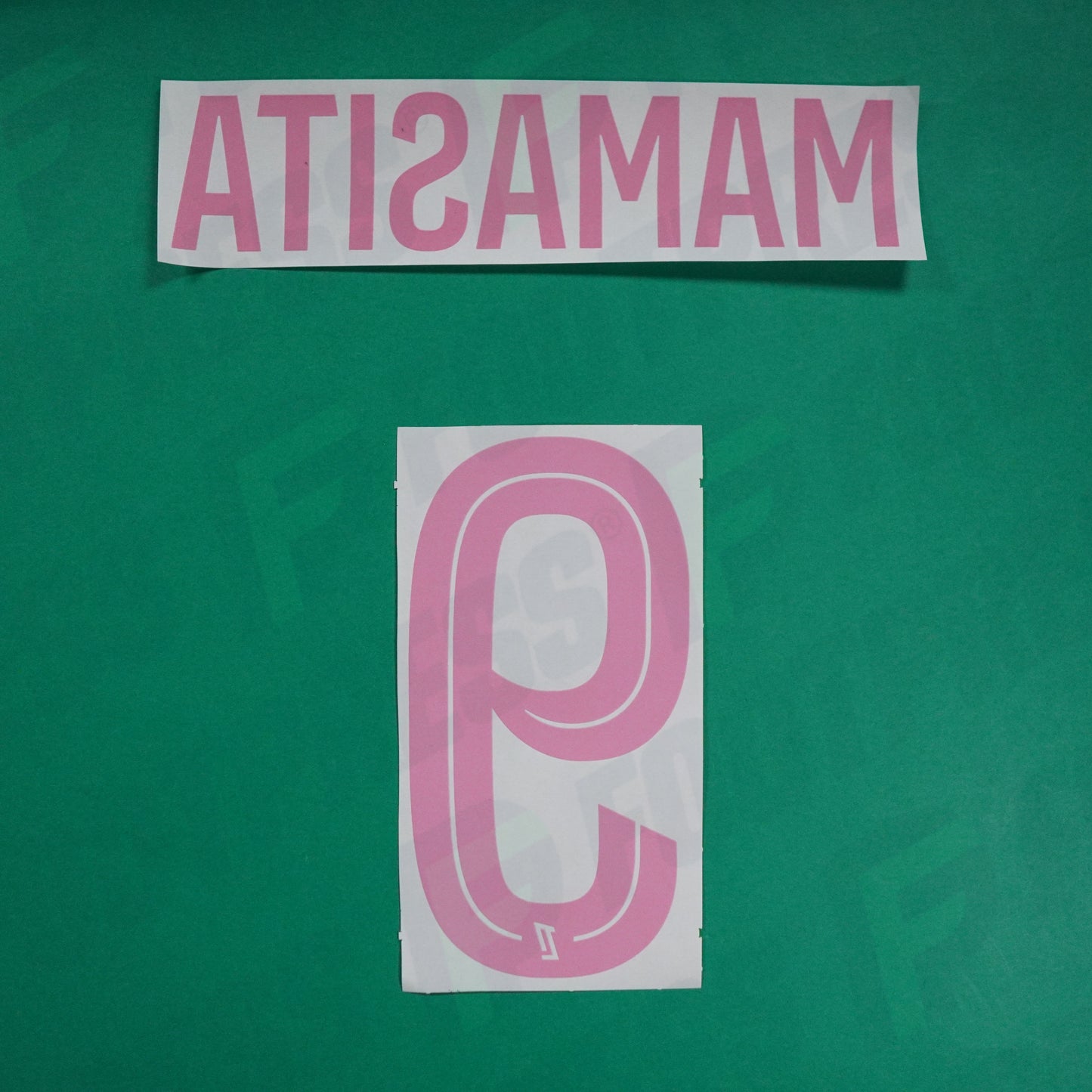 Flocage Officiel - AS Saint-Etienne, Sissoko - Mamasita, 2024/2025, Octobre Rose, Rose