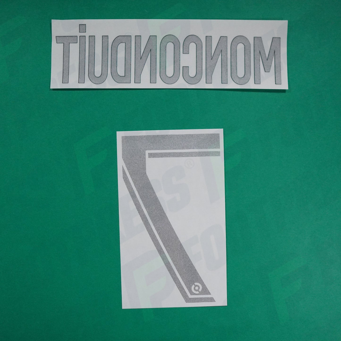 Flocage Officiel - AS Saint-Etienne, Monconduit, 2022/2023, Third, Argenté