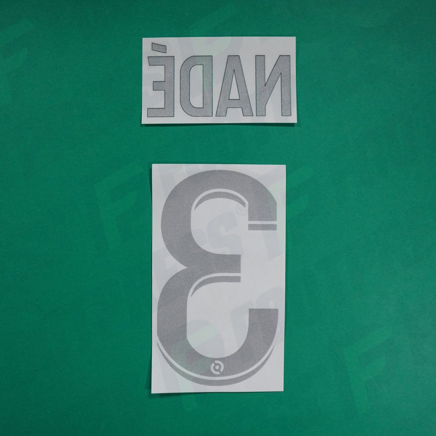 Flocage Officiel - AS Saint-Etienne, Nadé, 2022/2023, Third, Argenté