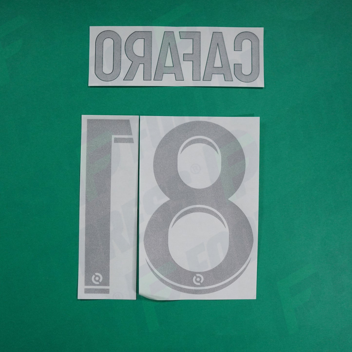 Flocage Officiel - AS Saint-Etienne, Cafaro, 2022/2023, Third, Argenté