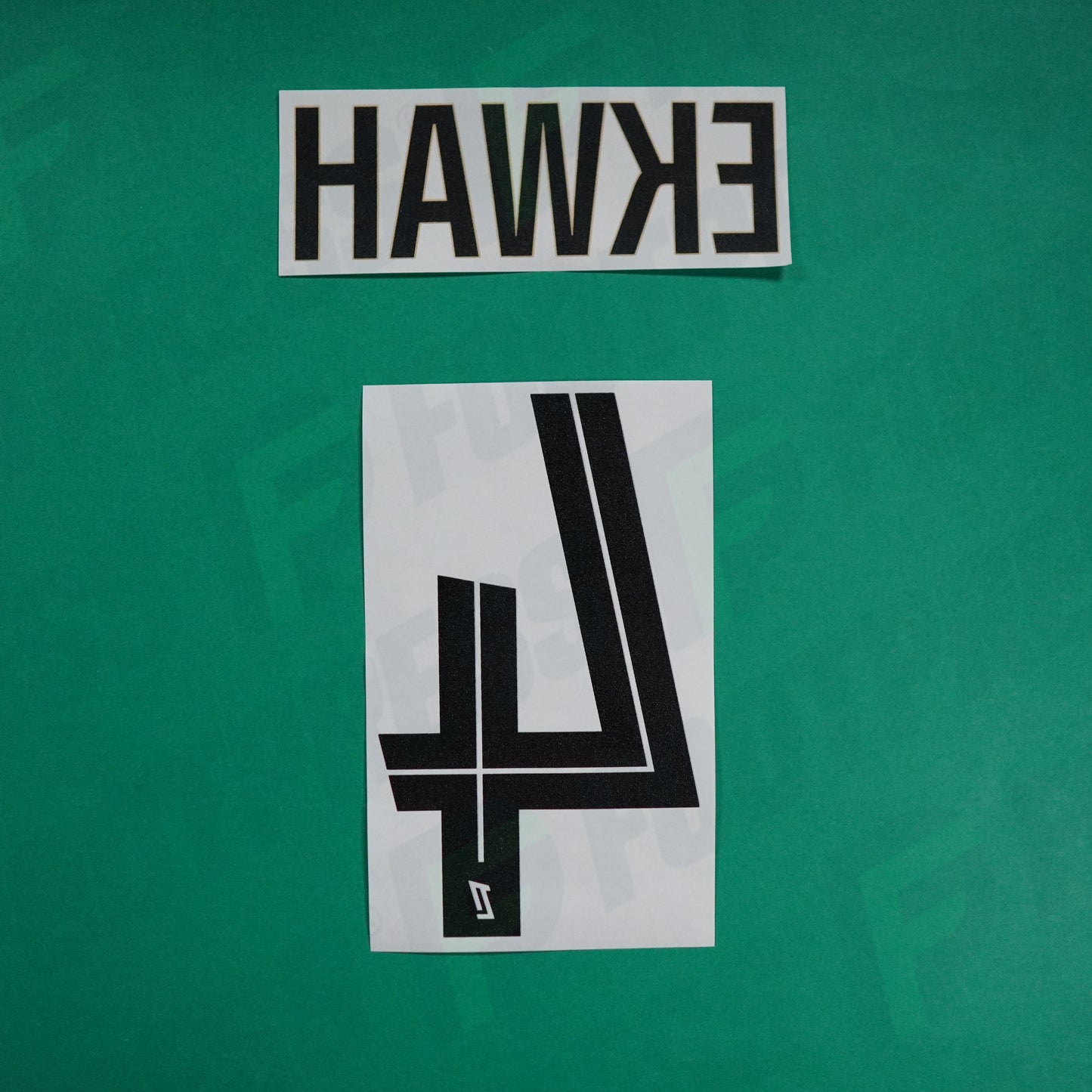 Flocage Officiel - AS Saint-Etienne, Ekwah, 2024/2025, Third, Noir