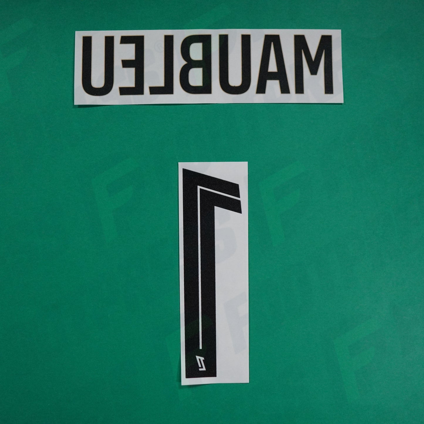 Flocage Officiel - AS Saint-Etienne, Maubleu, 2024/2025, Third, Noir