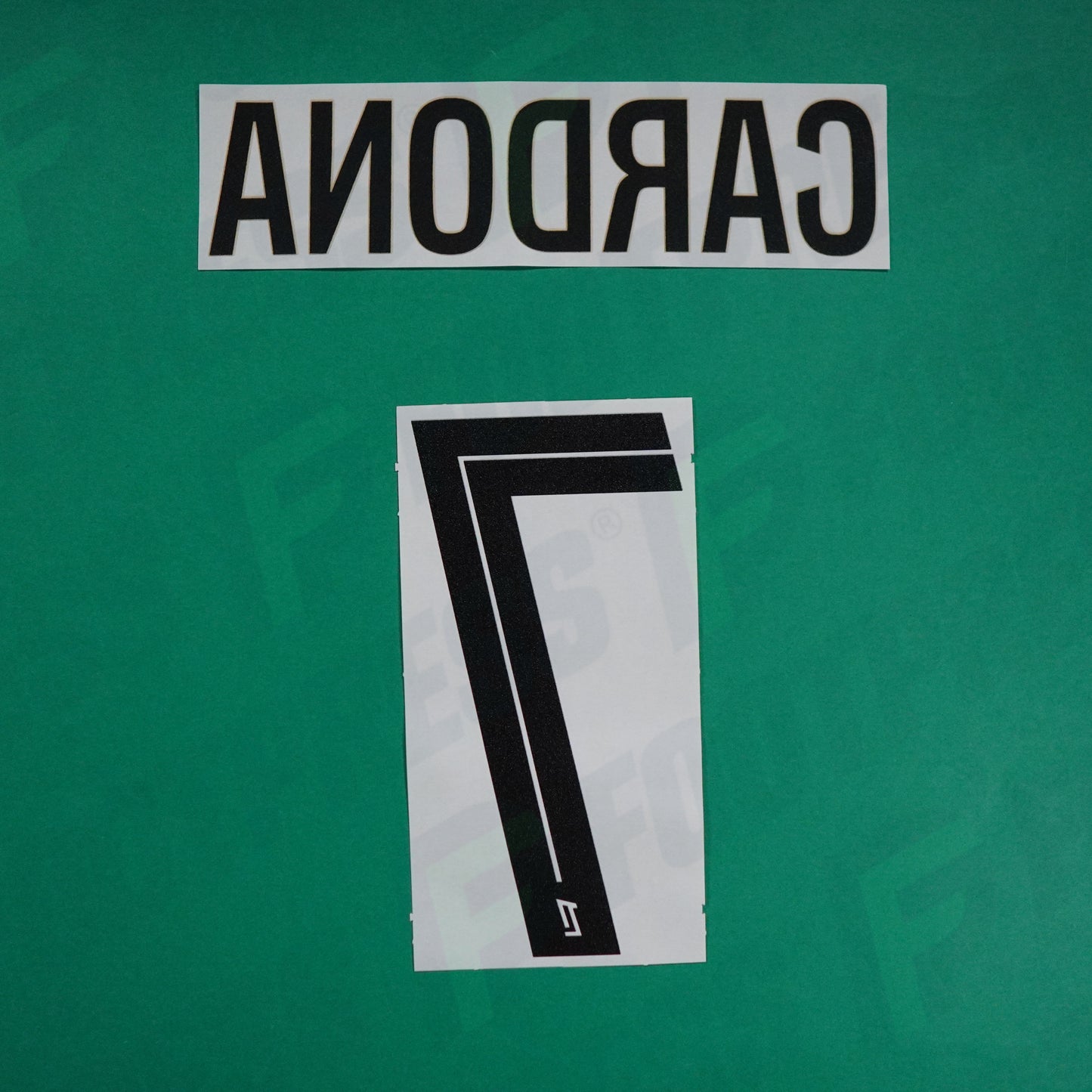 Flocage Officiel - AS Saint-Etienne, Cardona, 2024/2025, Third, Noir