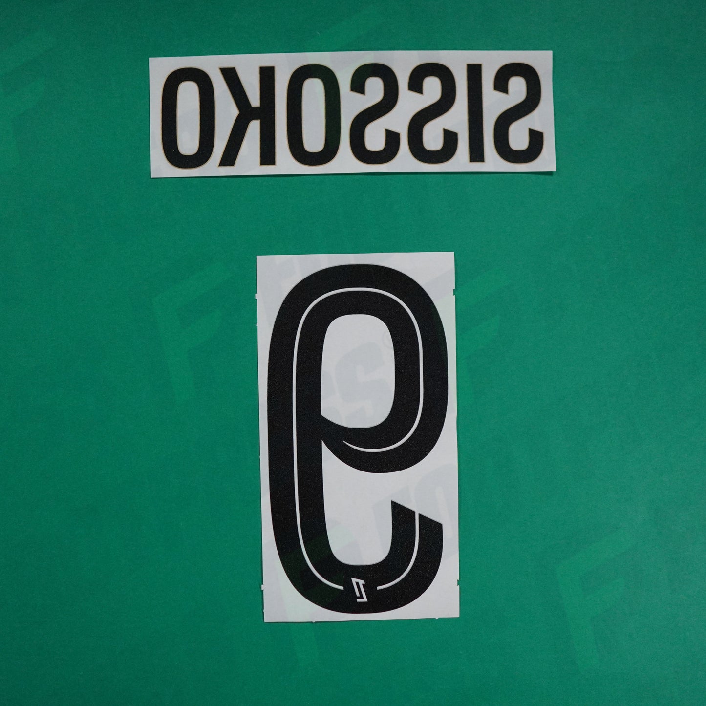 Flocage Officiel - AS Saint-Etienne, Sissoko, 2024/2025, Third, Noir