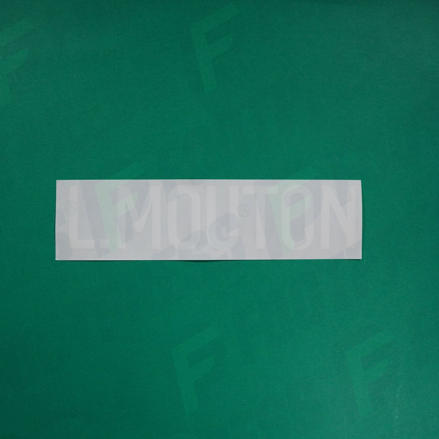 Flocage Officiel - AS Saint-Etienne, Nom Seul, L.Mouton, 2023/2024, Third, Blanc