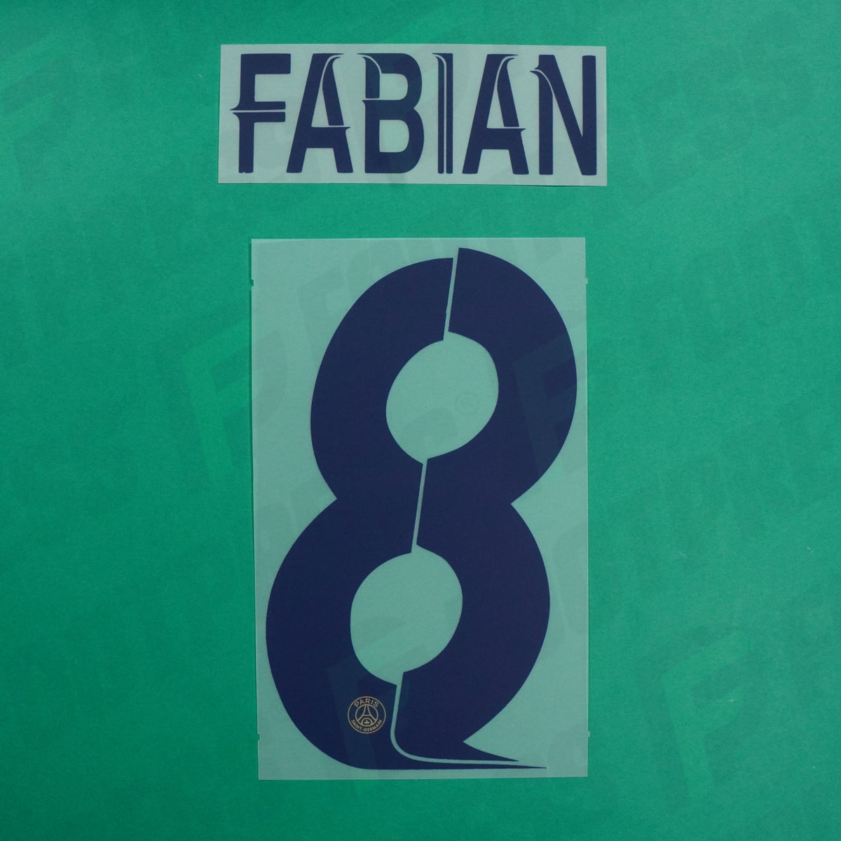 Flocage Officiel - Paris Saint-Germain, Fabian Ruiz, 2023/2024, Fourth LDC, Bleu foncé/Sable