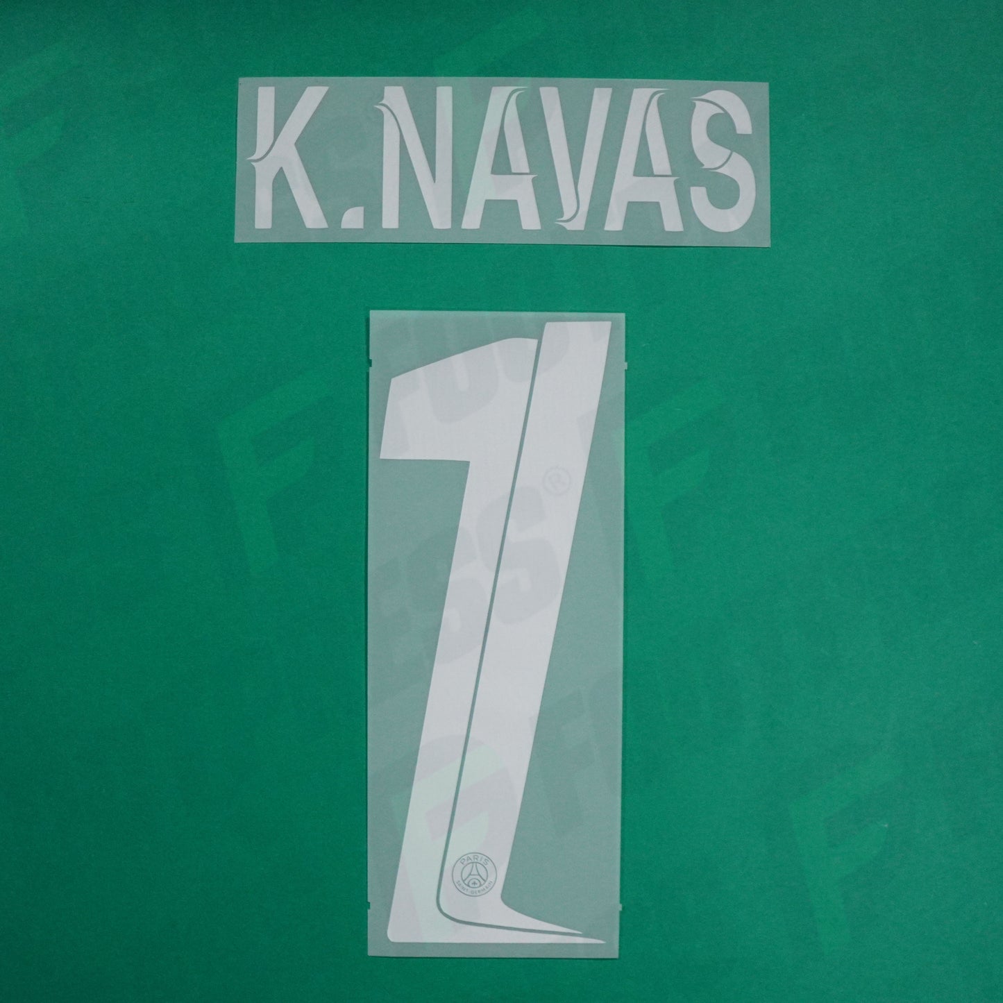Flocage Officiel - Paris Saint-Germain, Keylor Navas, 2023/2024, GK LDC, Blanc