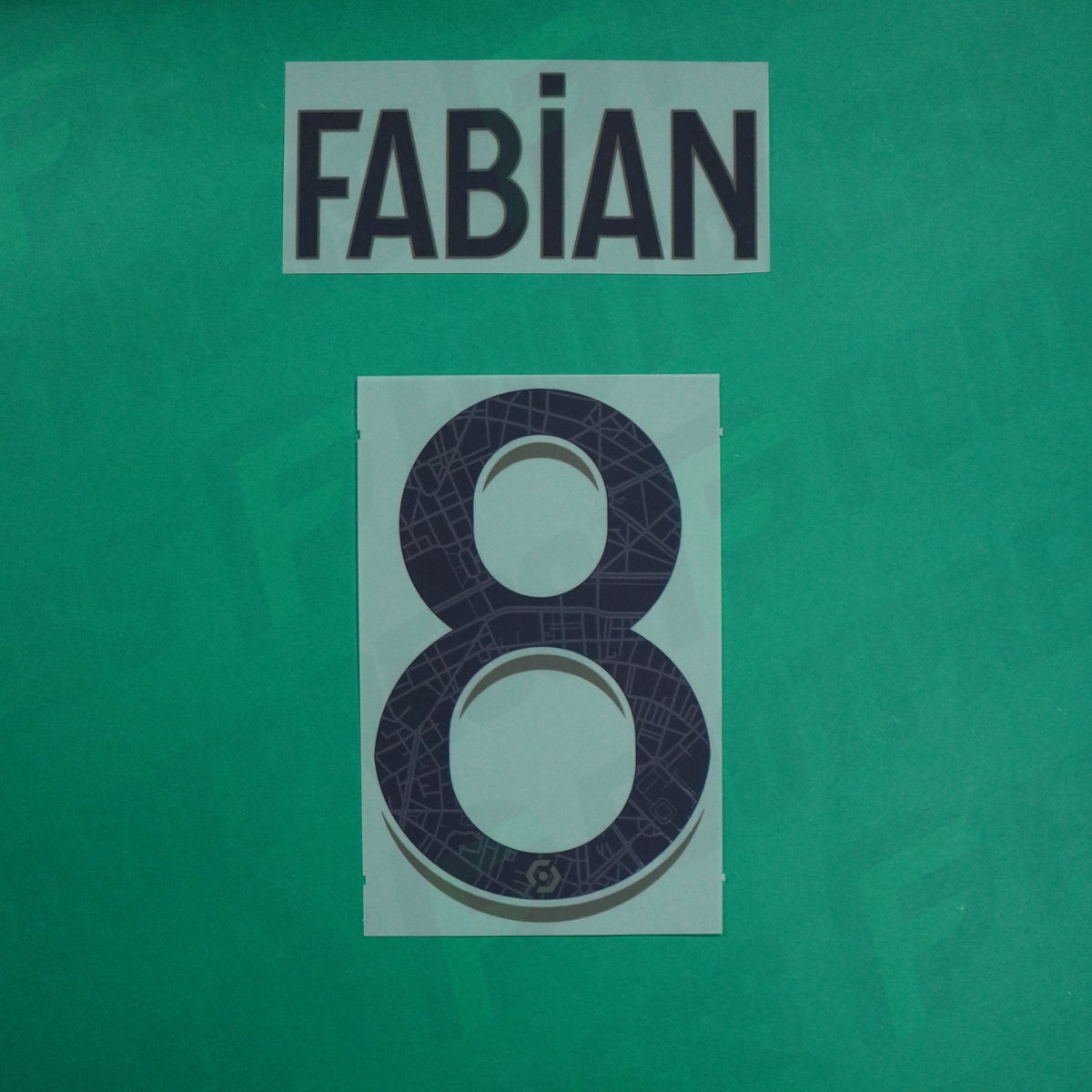 Flocage Officiel - Paris Saint-Germain, Fabian Ruiz, 2023/2024, Fourth, Noir/Vert