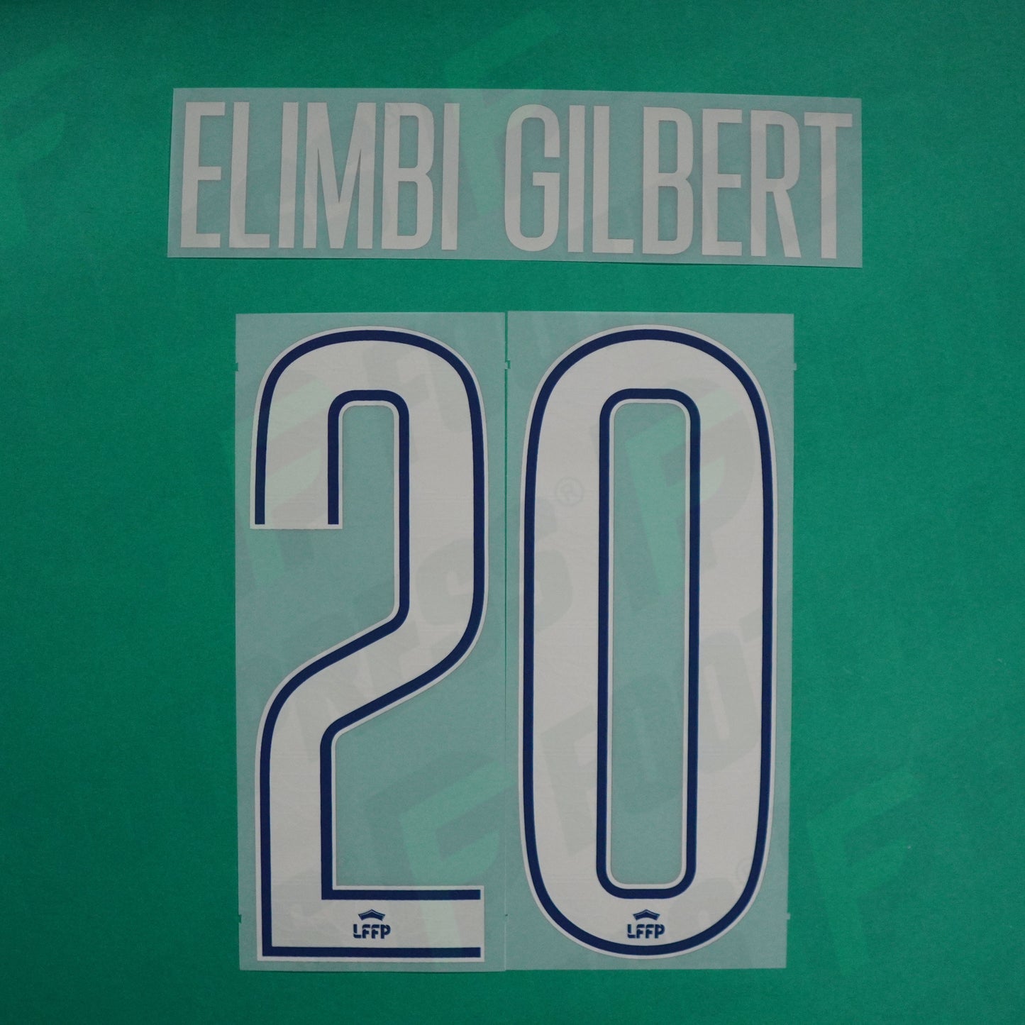 Flocage Officiel - Paris Saint-Germain Féminine, Elimbi Gilbert, 2024/2025, Fourth, Argenté